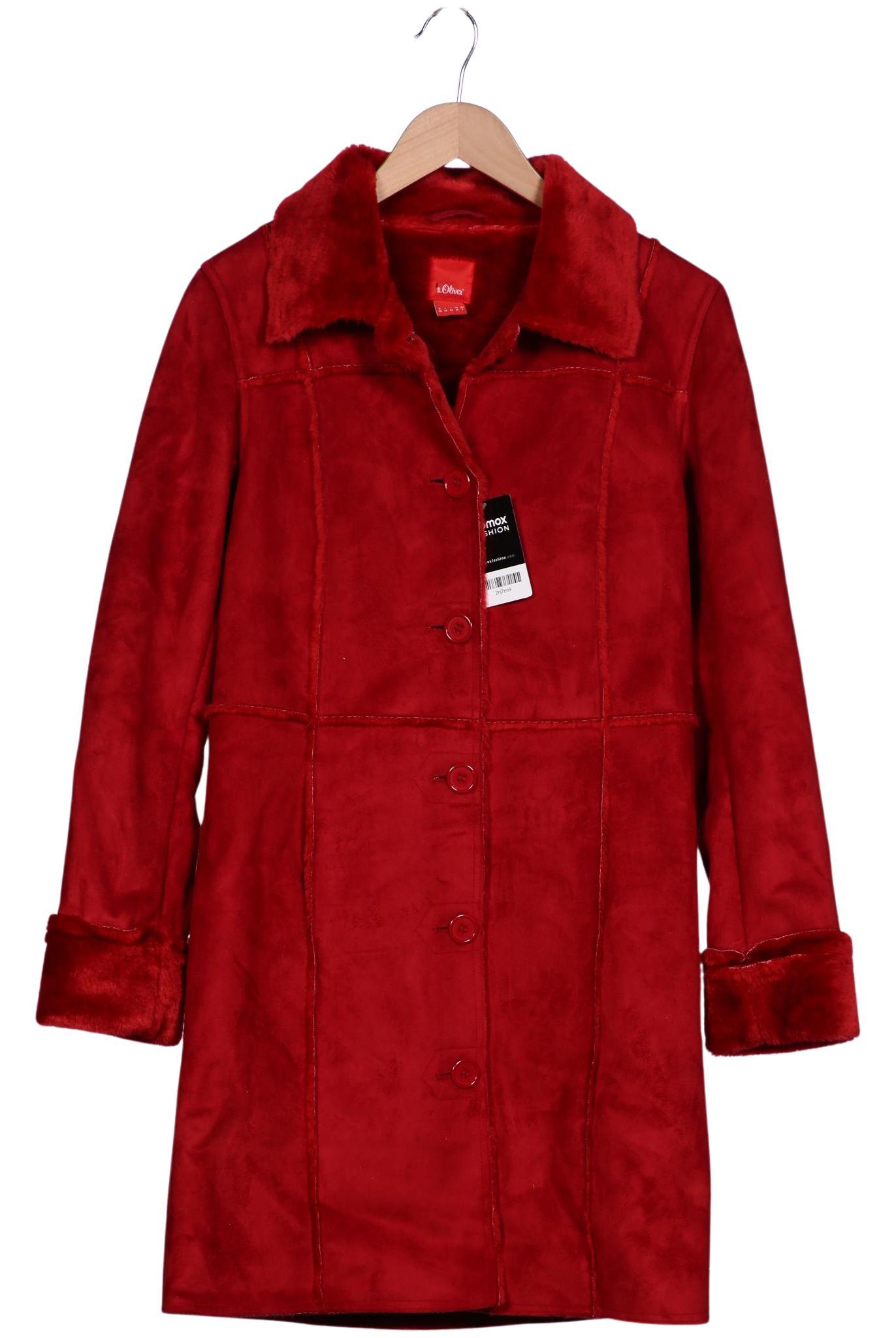 

s.Oliver Damen Mantel, rot, Gr. 36