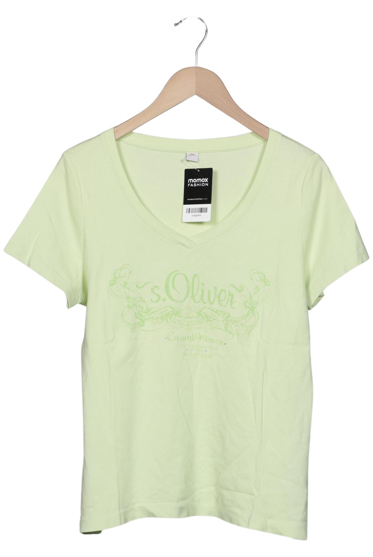 

s.Oliver Damen T-Shirt, hellgrün, Gr. 40