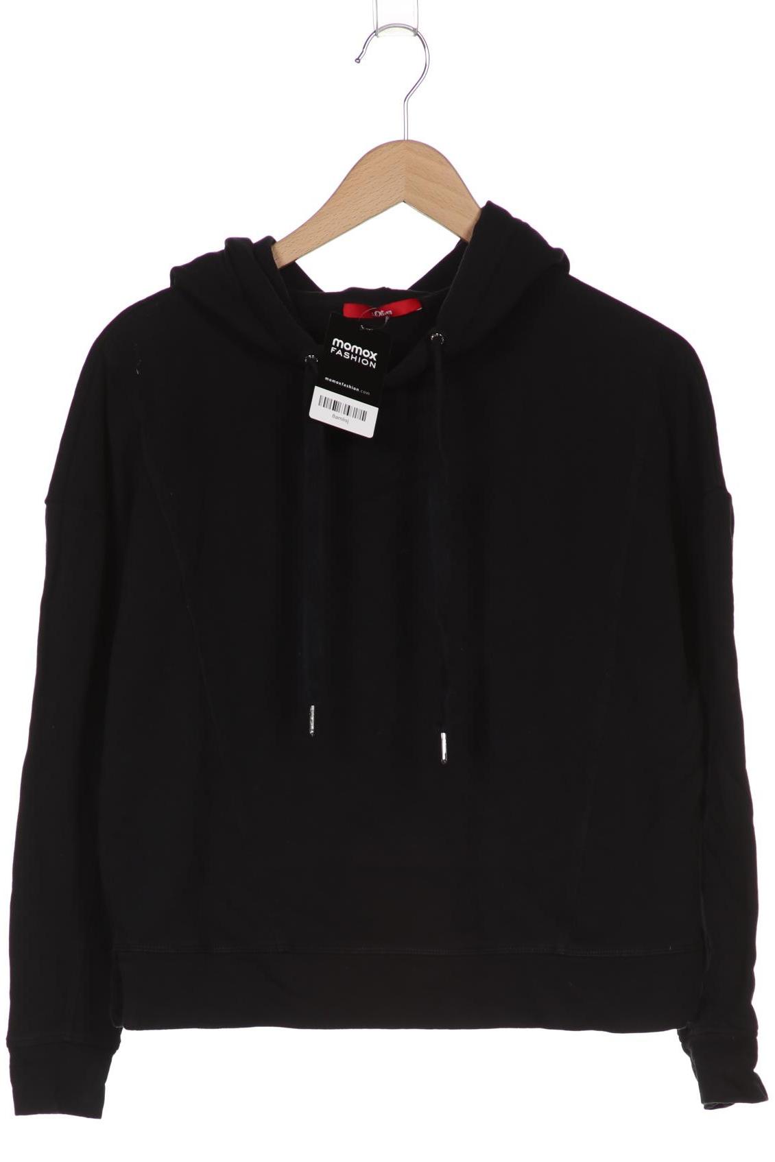 

s.Oliver Damen Kapuzenpullover, schwarz, Gr. 38