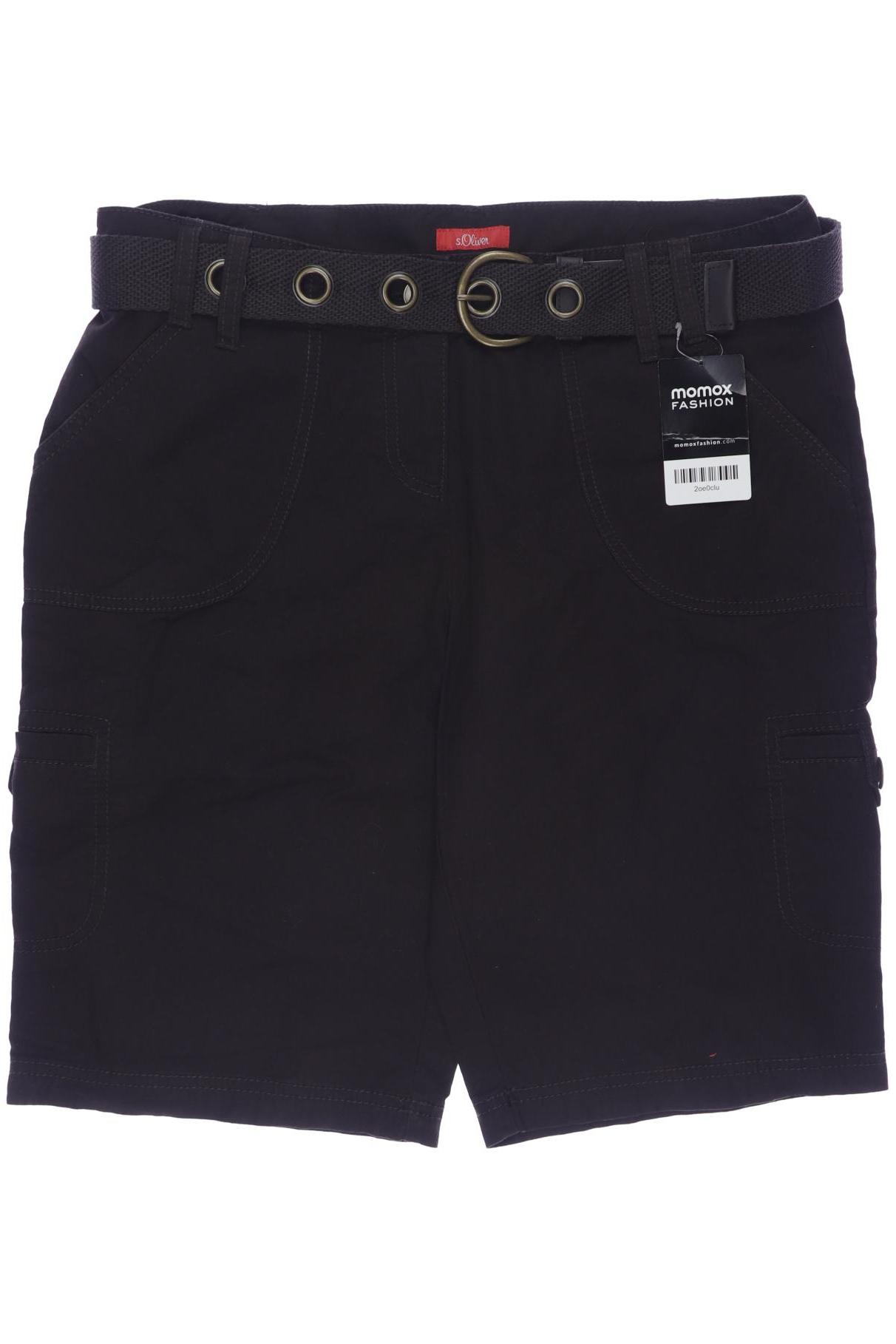 

s.Oliver Damen Shorts, schwarz, Gr. 40