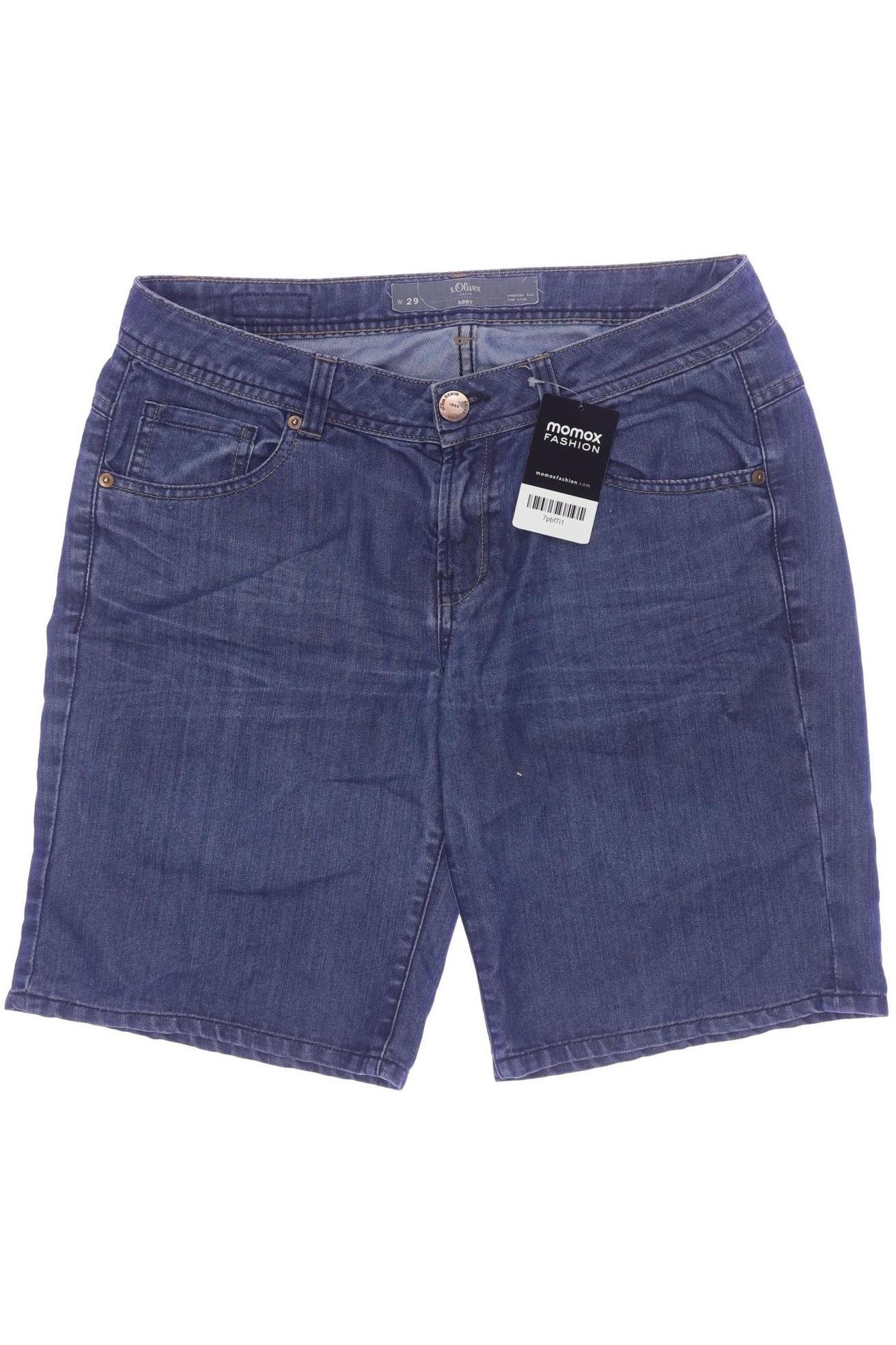 

s.Oliver Damen Shorts, blau, Gr. 29