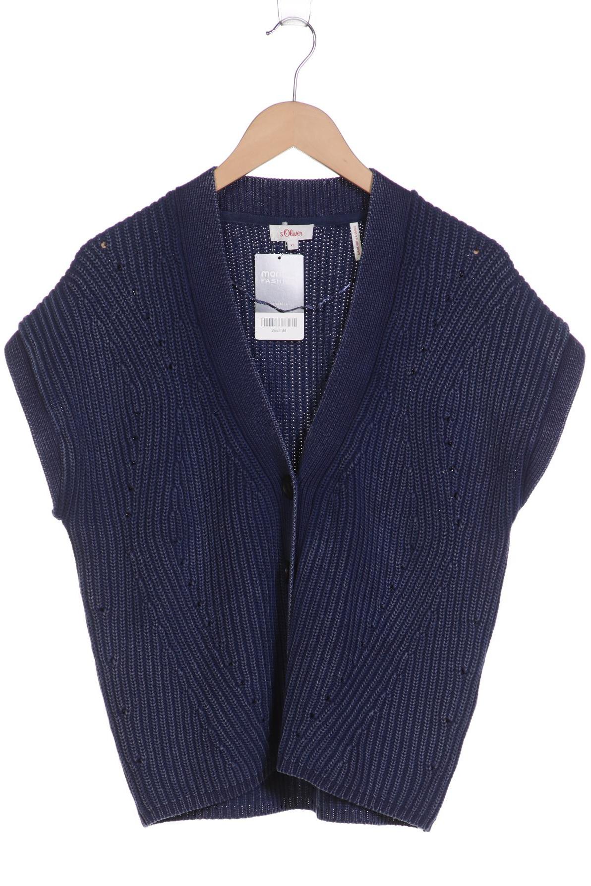 

s.Oliver Damen Weste, marineblau