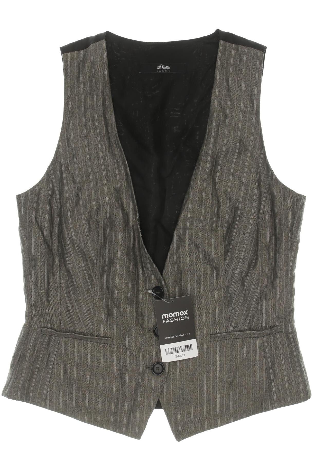 

s.Oliver Damen Weste, grau, Gr. 36
