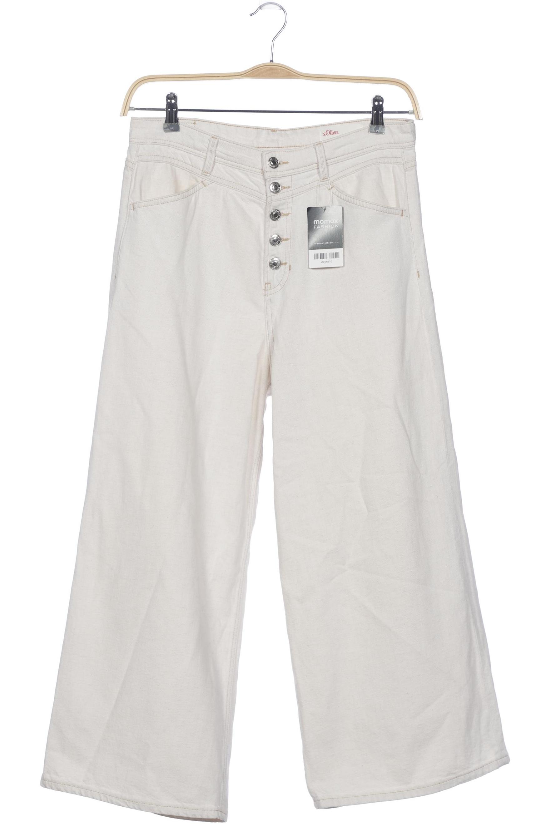 

s.Oliver Damen Jeans, cremeweiß, Gr. 38