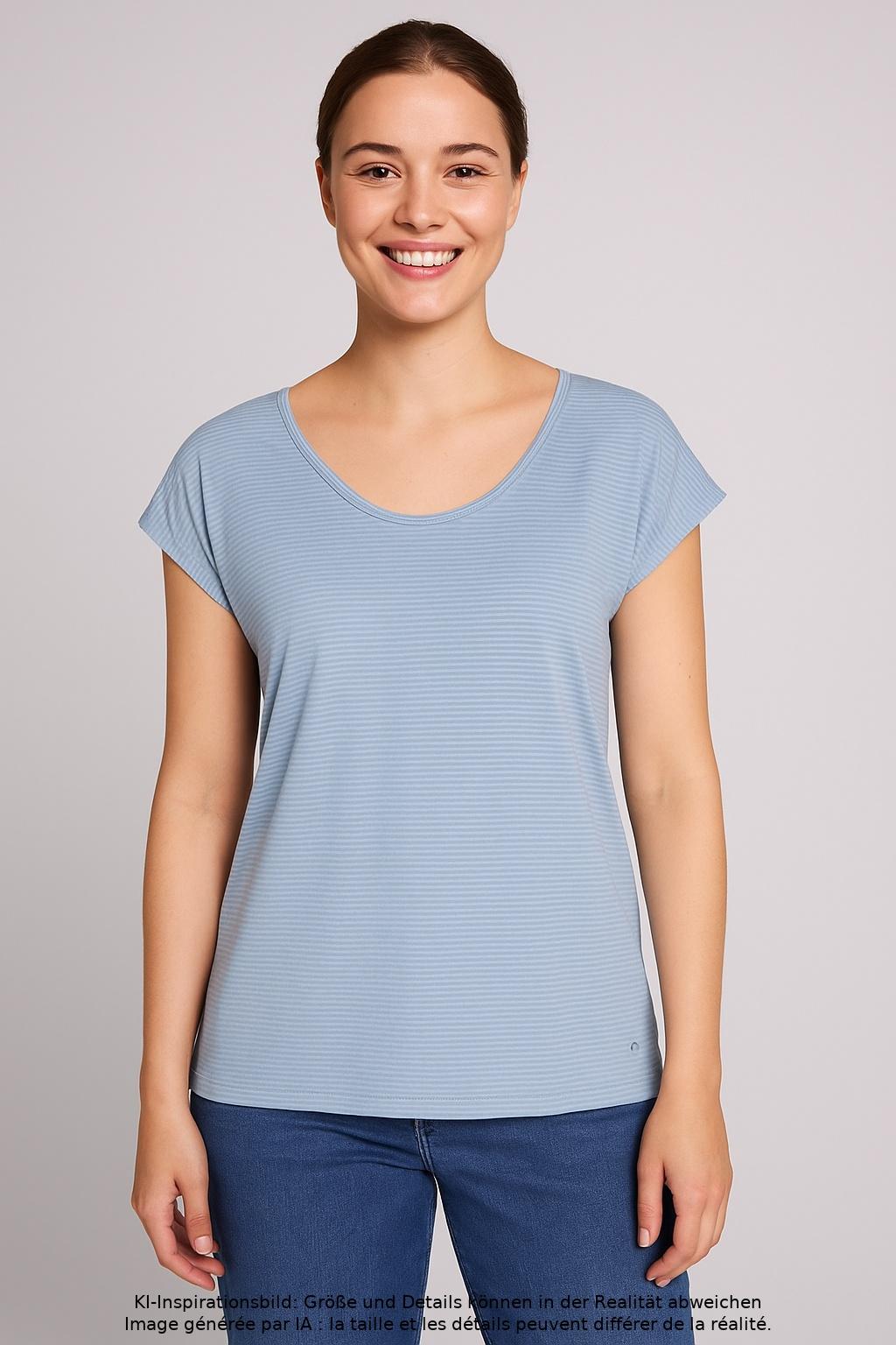 

s.Oliver Damen T-Shirt, hellblau, Gr. 36