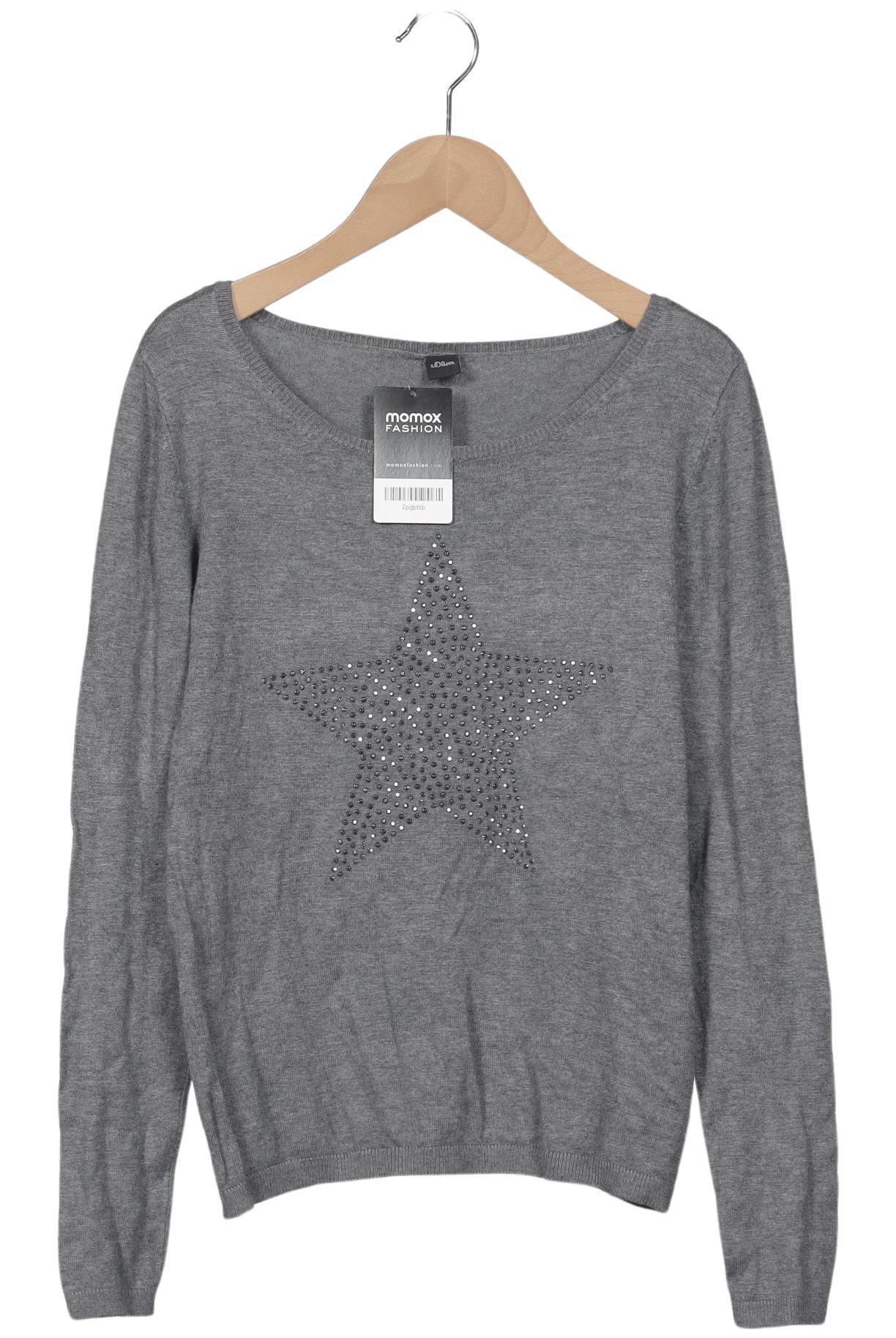 

s.Oliver Damen Pullover, grau, Gr. 34