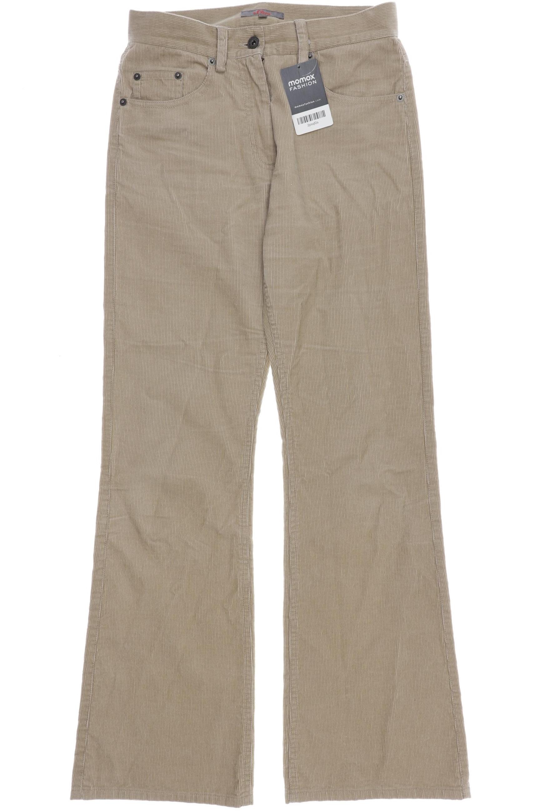 

s.Oliver Damen Stoffhose, beige, Gr. 34