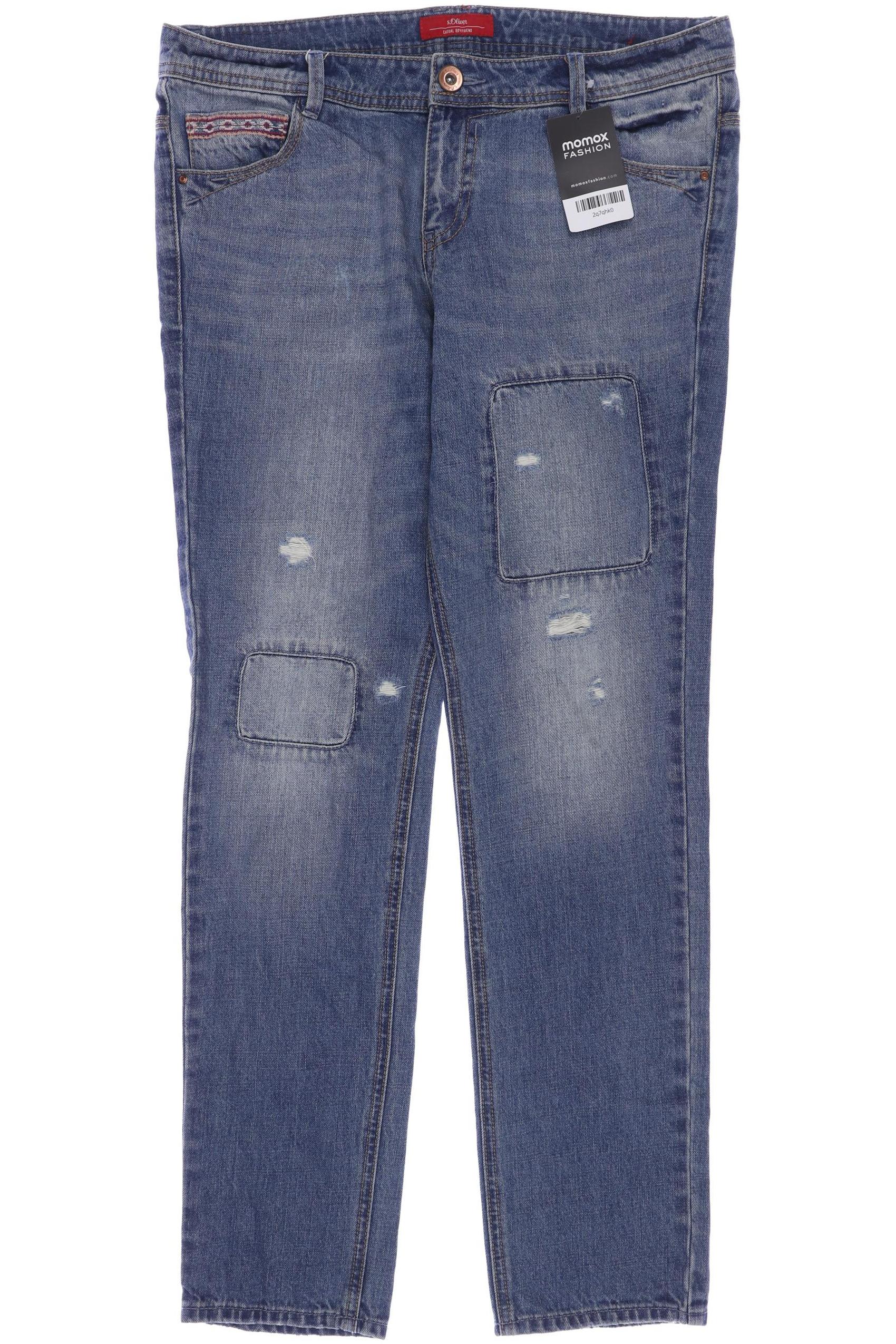 

s.Oliver Damen Jeans, blau