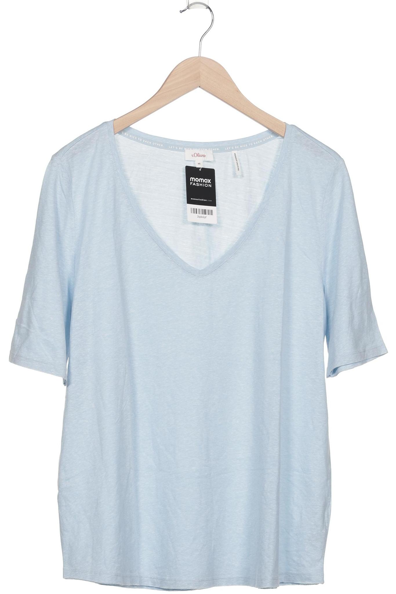 

s.Oliver Damen T-Shirt, hellblau, Gr. 46