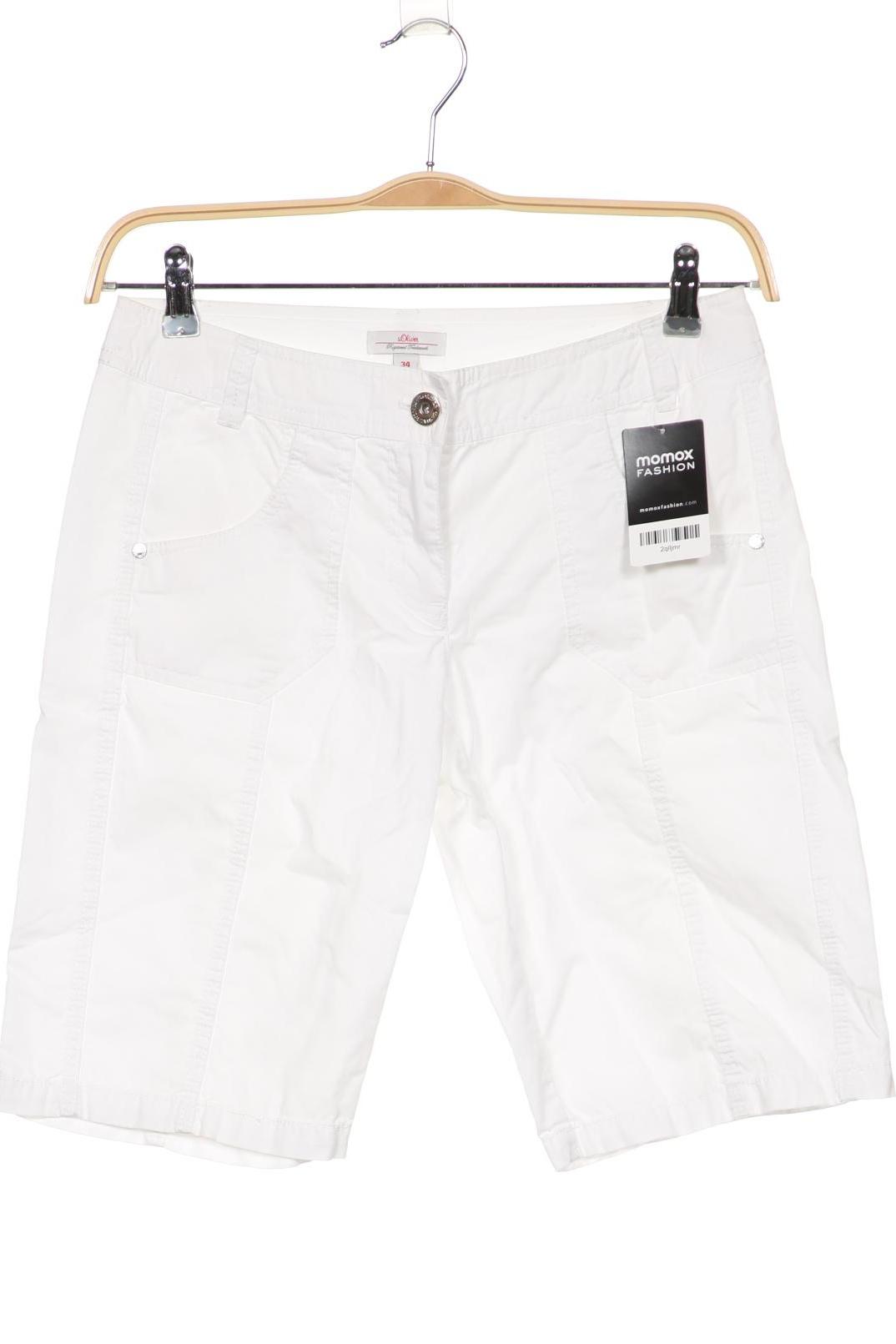 

s.Oliver Damen Shorts, weiß
