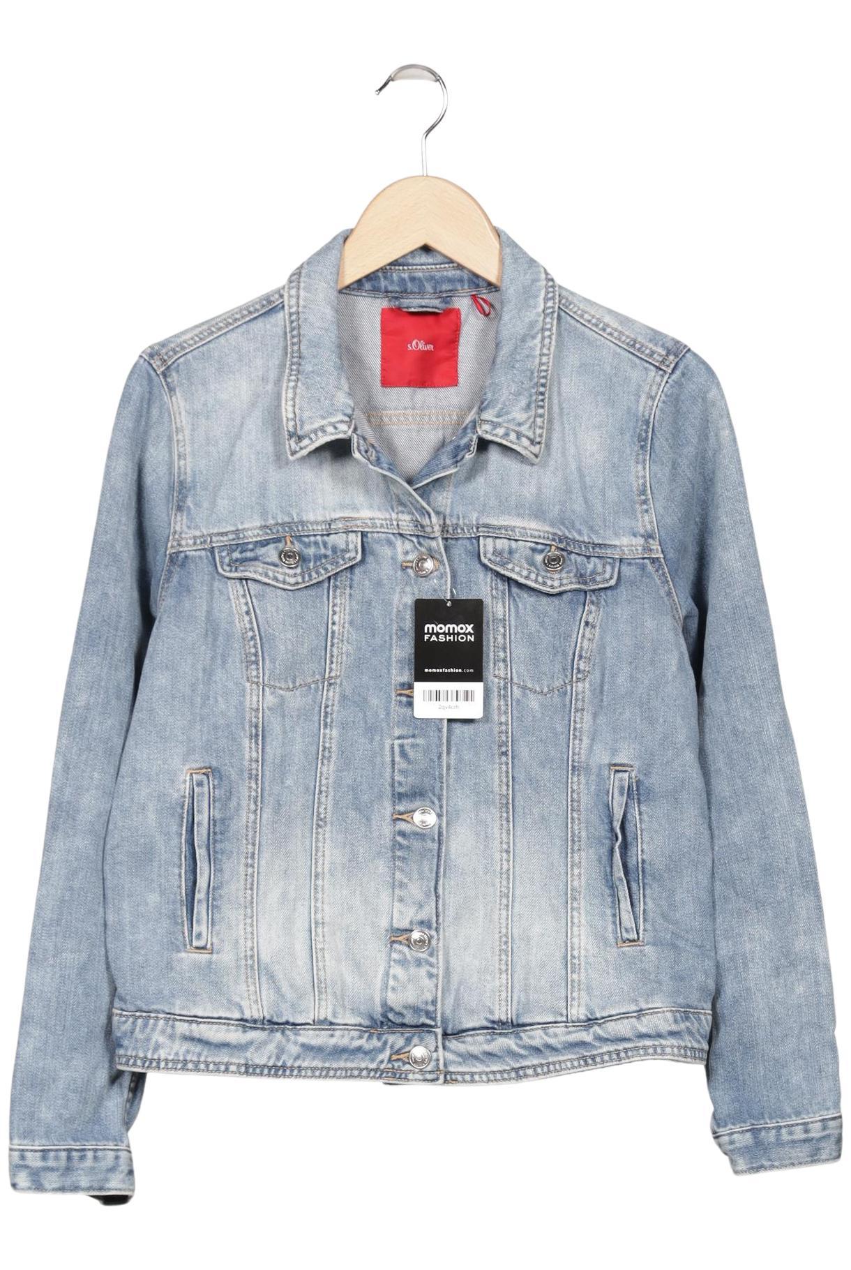

s.Oliver Damen Jacke, hellblau, Gr. 38