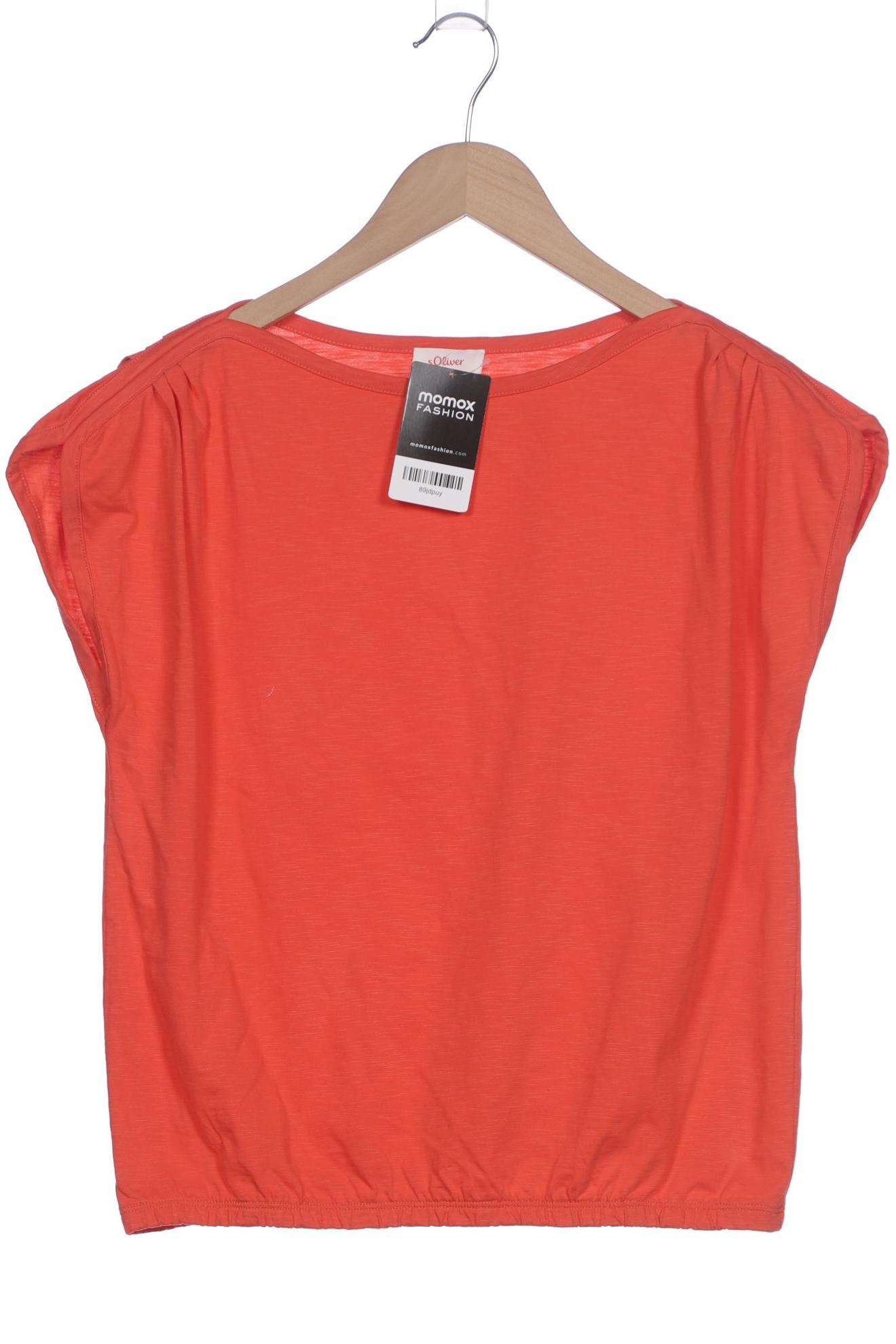 

s.Oliver Damen T-Shirt, orange, Gr. 36