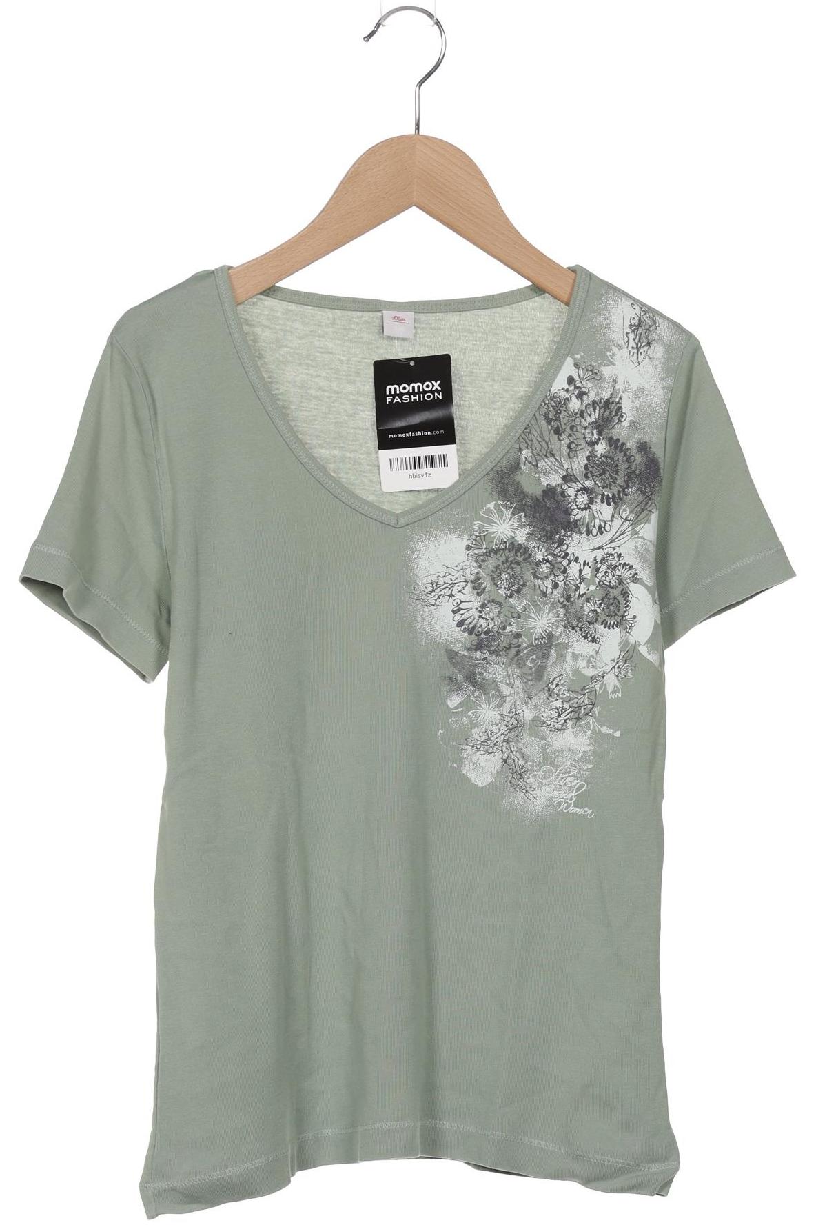 

s.Oliver Damen T-Shirt, grün, Gr. 38