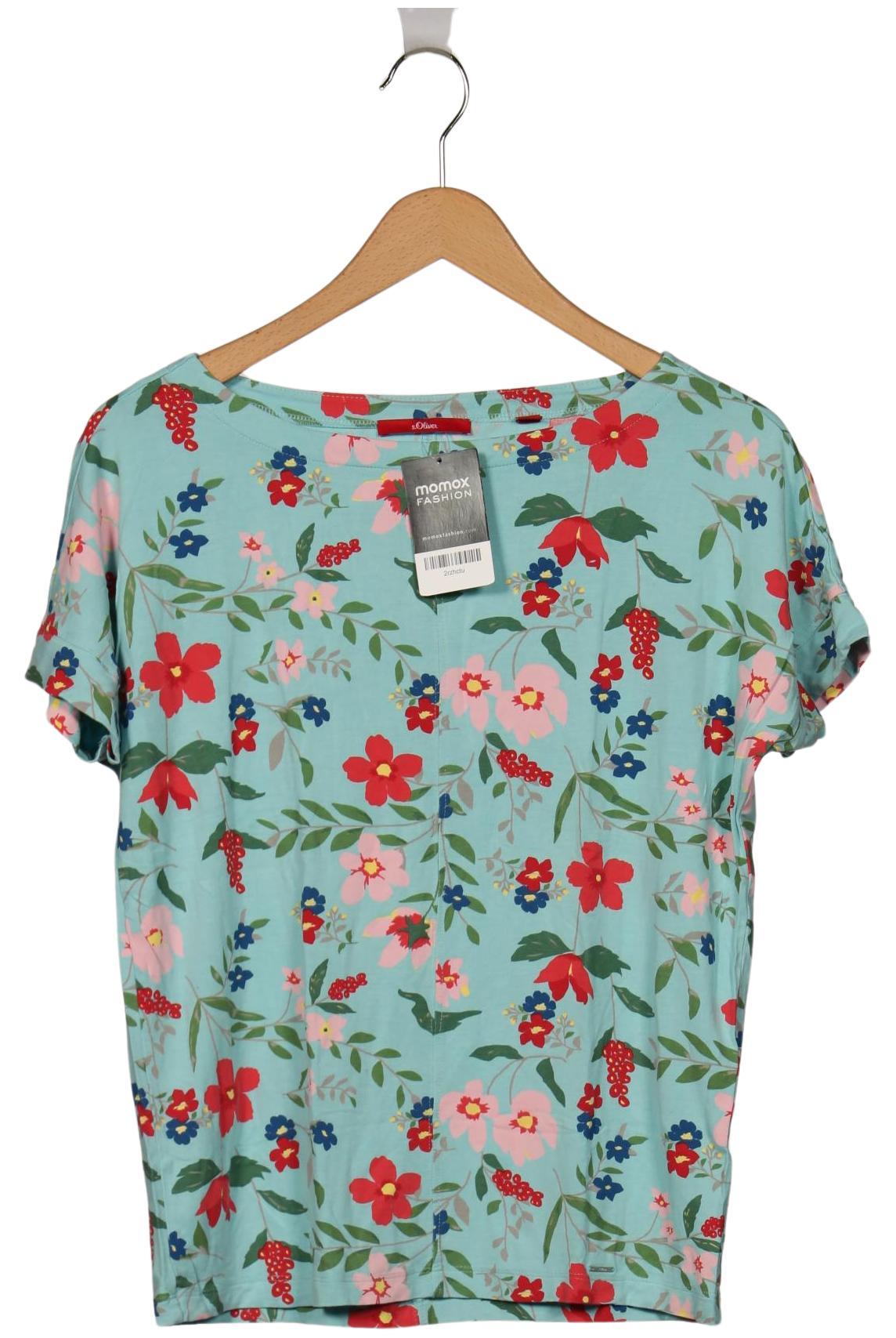 

s.Oliver Damen T-Shirt, türkis, Gr. 36