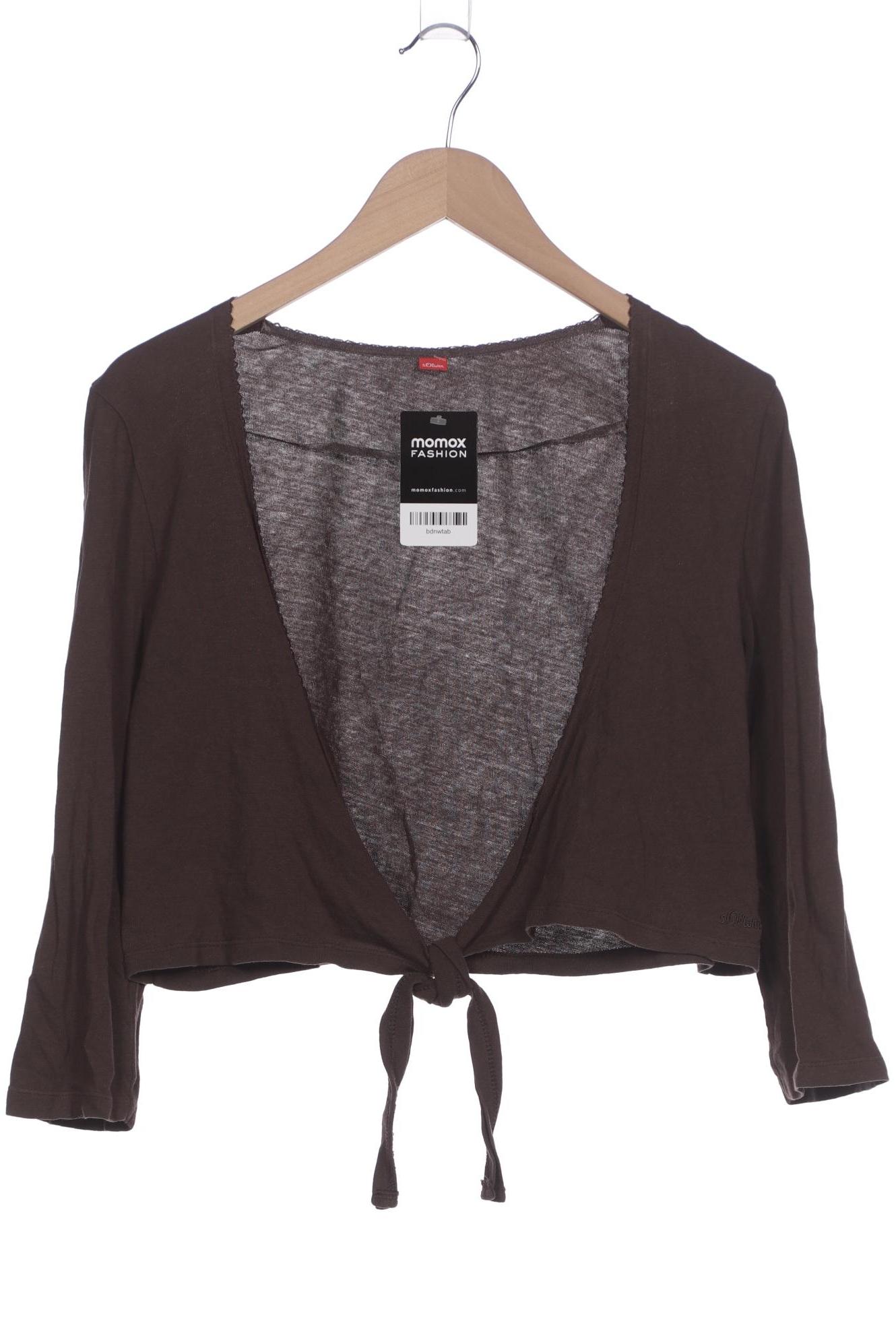 

s.Oliver Damen Strickjacke, braun, Gr. 42