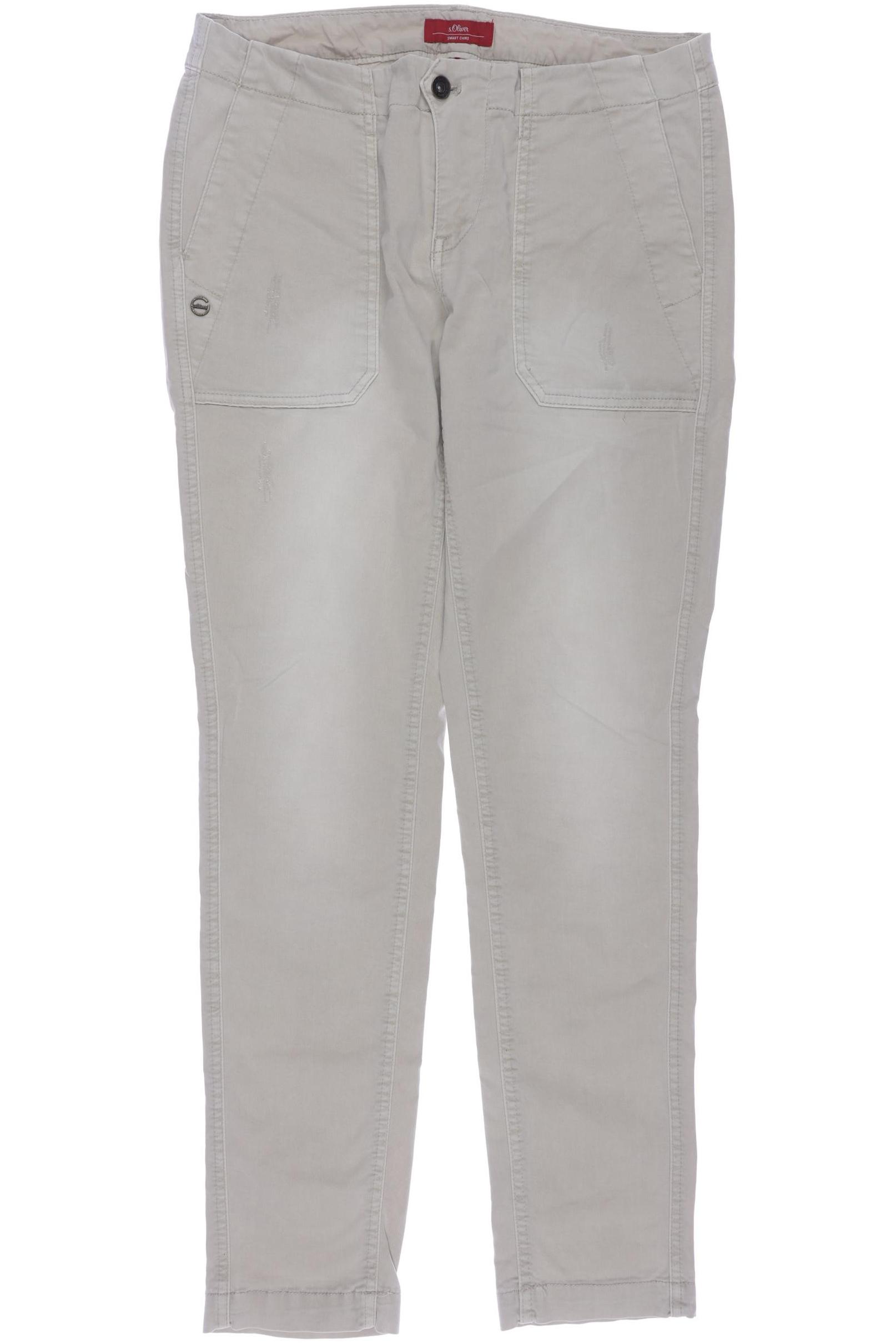 

s.Oliver Damen Stoffhose, beige, Gr. 30