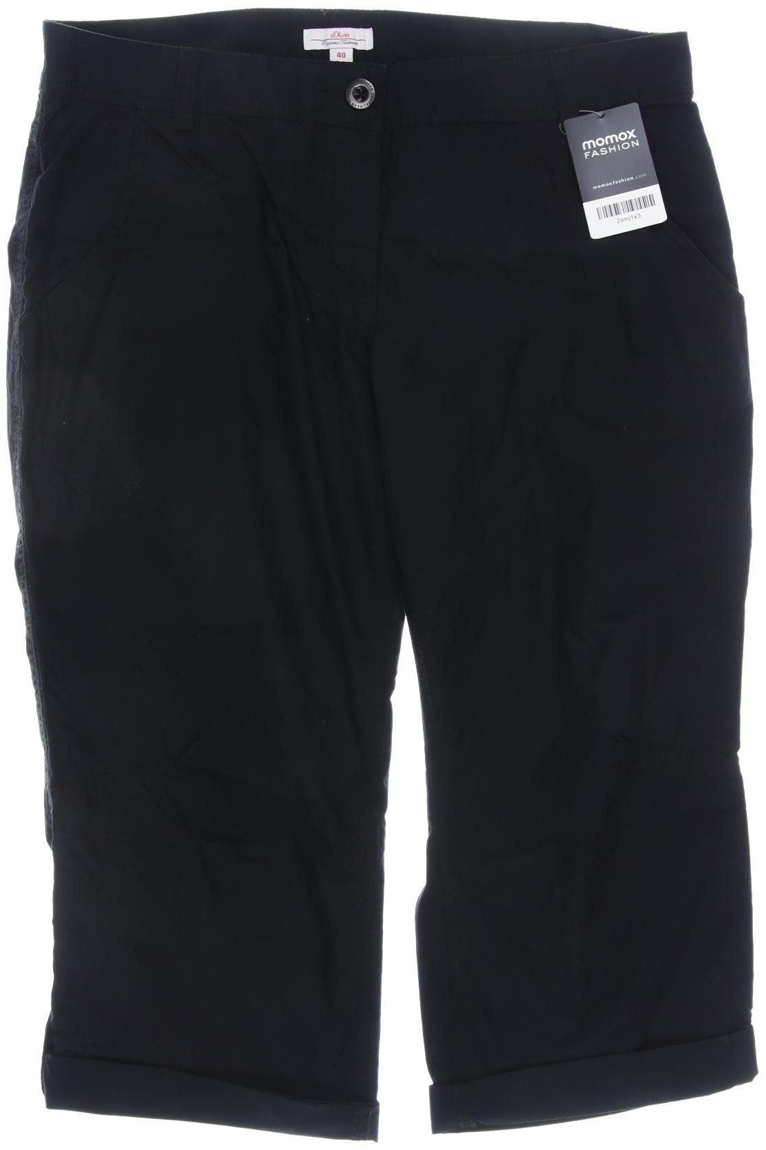

s.Oliver Damen Stoffhose, schwarz, Gr. 40