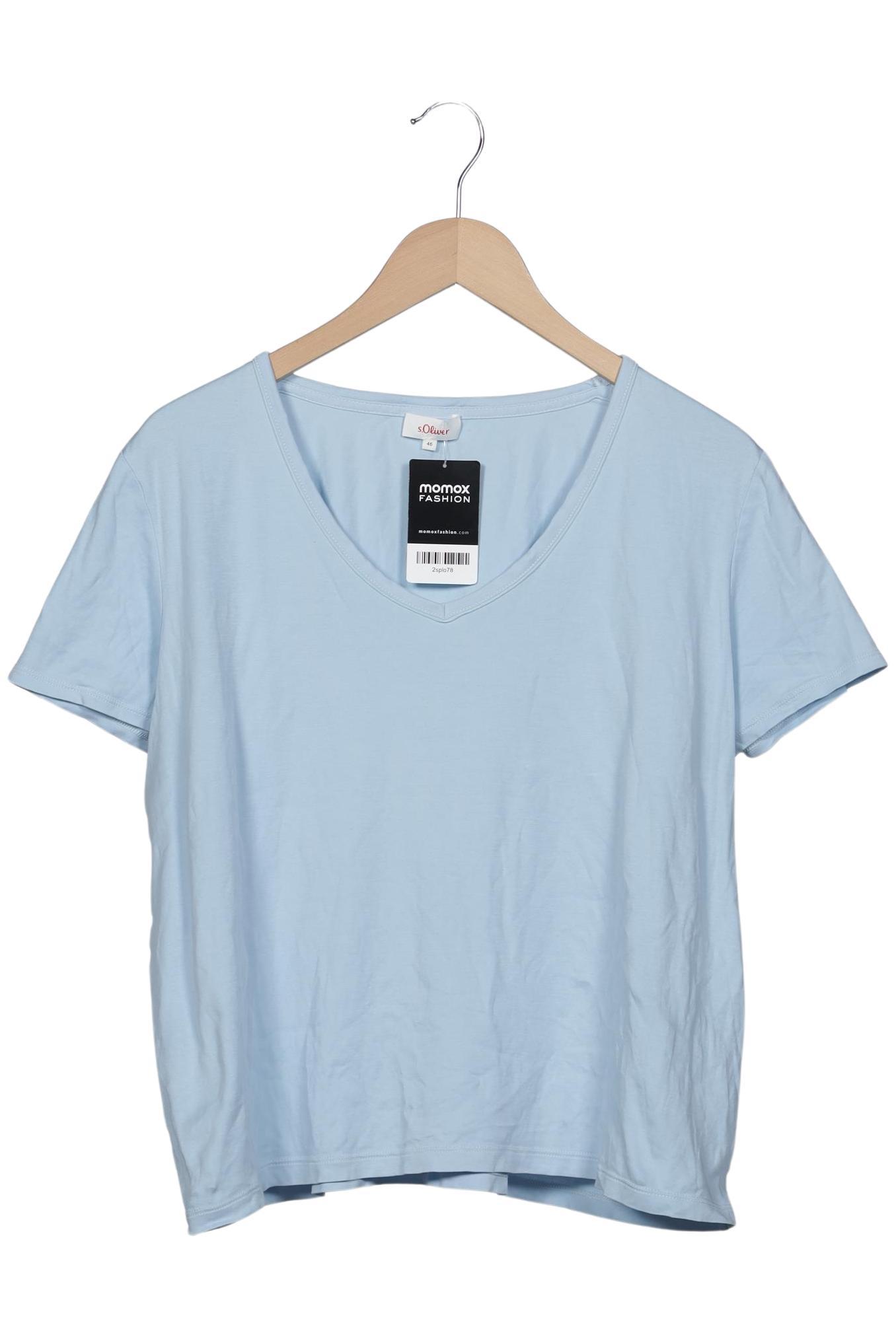 

s.Oliver Damen T-Shirt, hellblau, Gr. 46