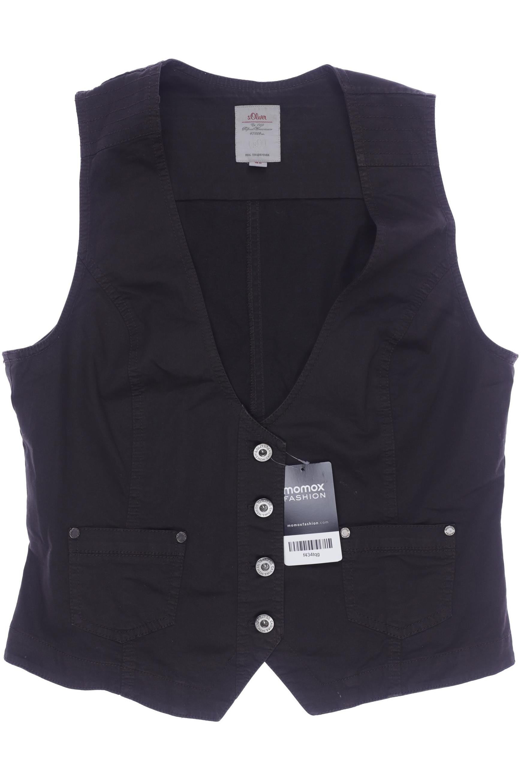 

s.Oliver Damen Weste, braun, Gr. 40
