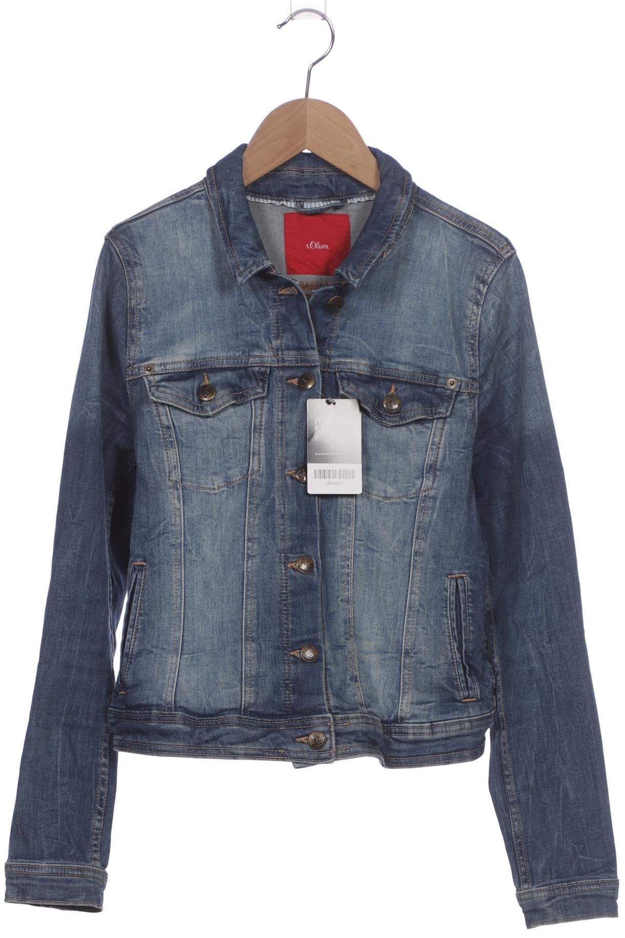 

s.Oliver Damen Jacke, blau, Gr. 34