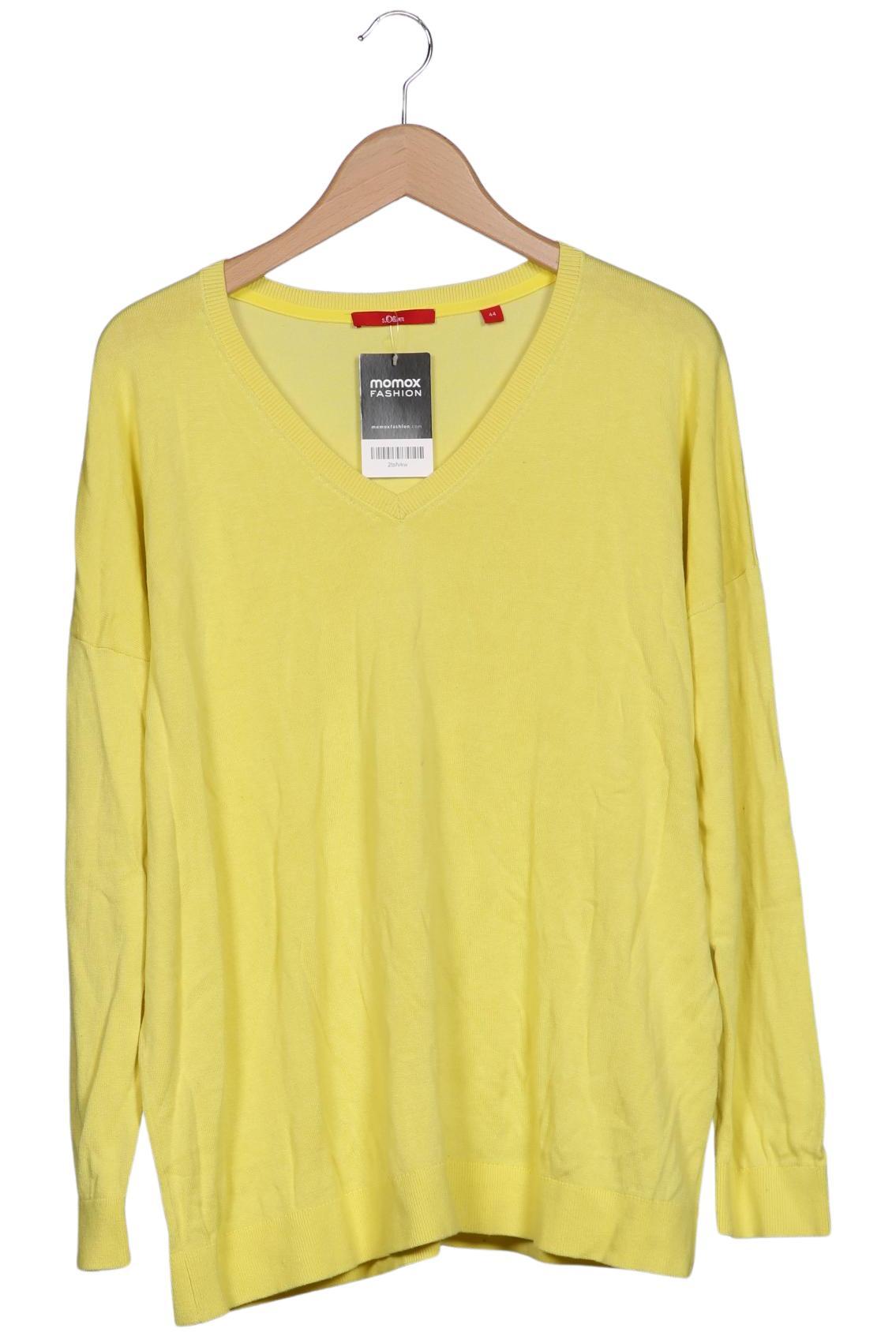 

s.Oliver Damen Pullover, gelb, Gr. 44