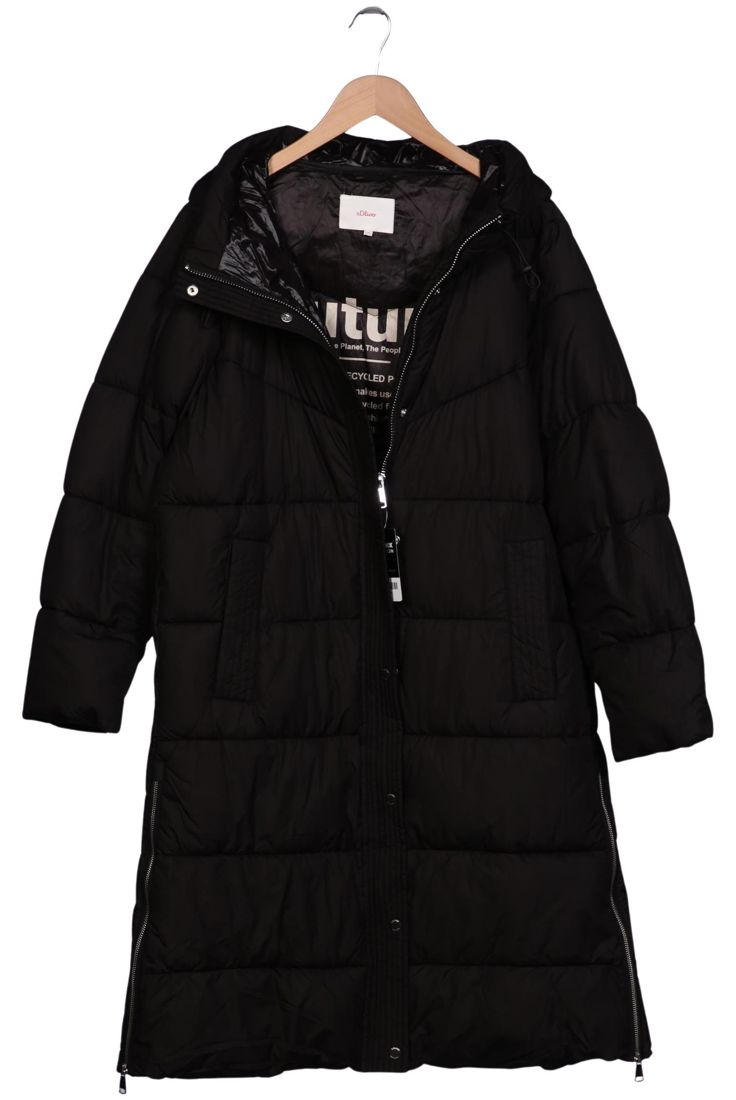 

s.Oliver Damen Mantel, schwarz, Gr. 38