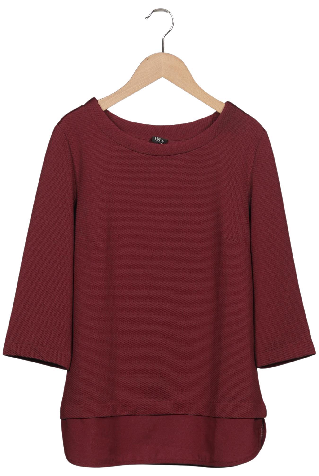

s.Oliver Damen Sweatshirt, bordeaux, Gr. 40