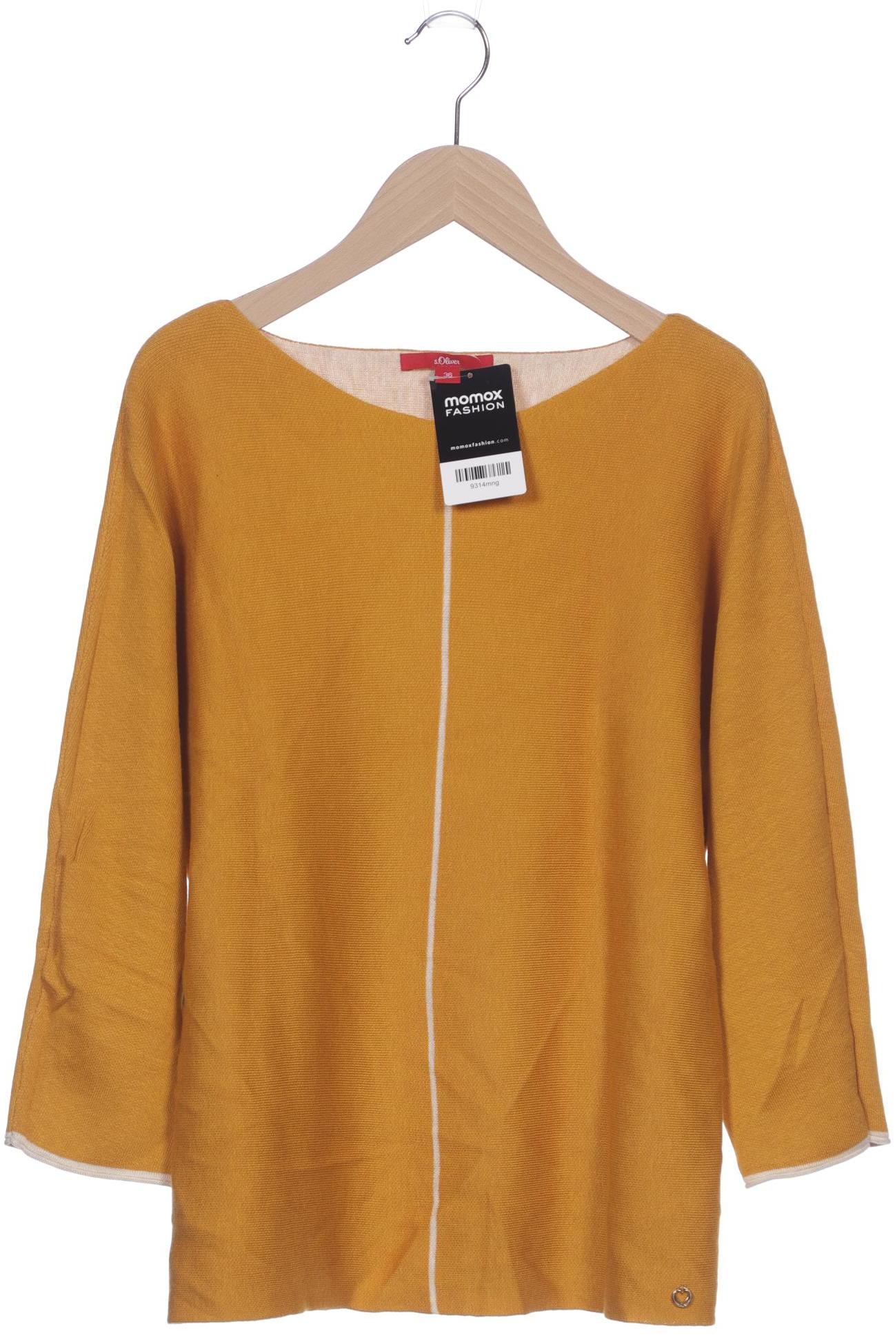 

s.Oliver Damen Pullover, orange, Gr. 36