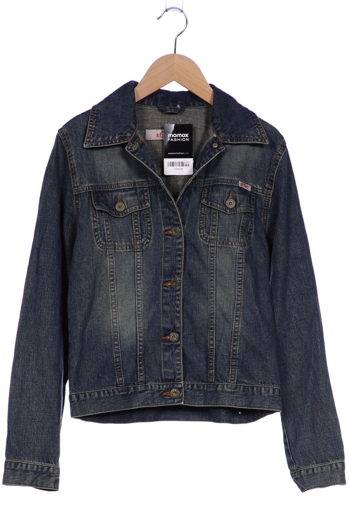 

s.Oliver Damen Jacke, blau, Gr. 36
