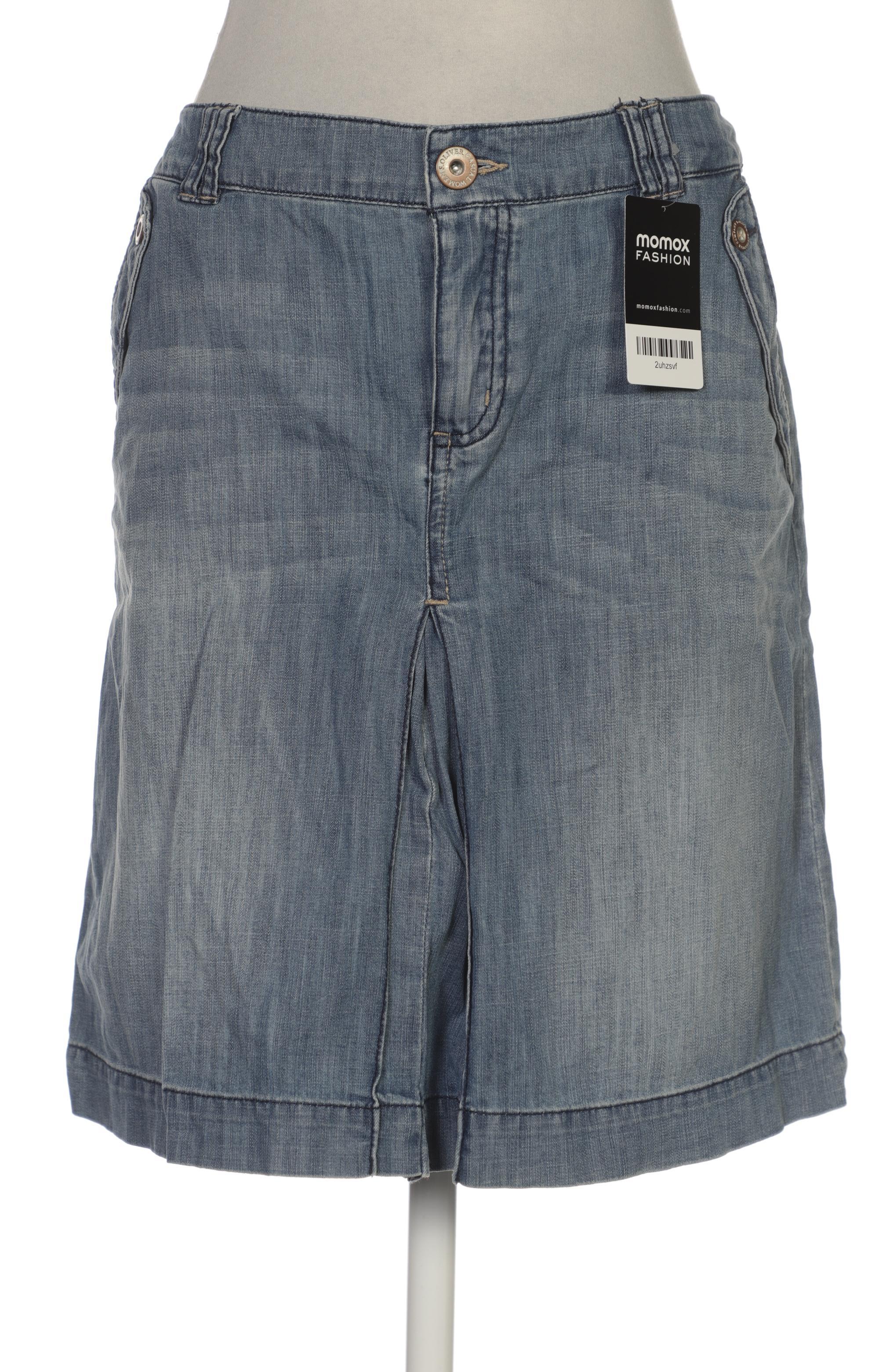 

s.Oliver Damen Rock, blau, Gr. 40