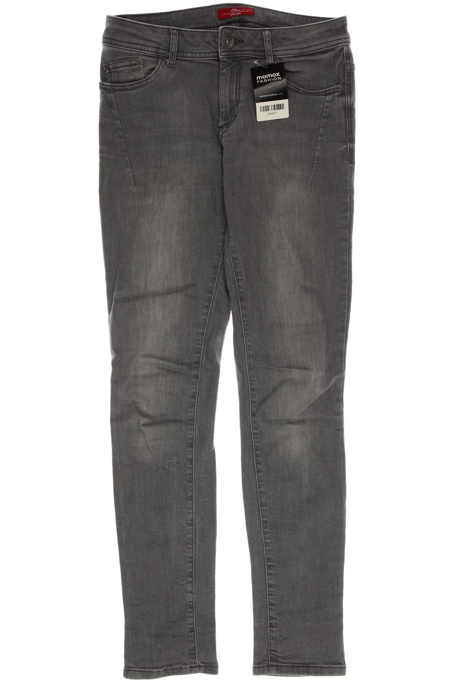 

s.Oliver Damen Jeans, grau, Gr. 28