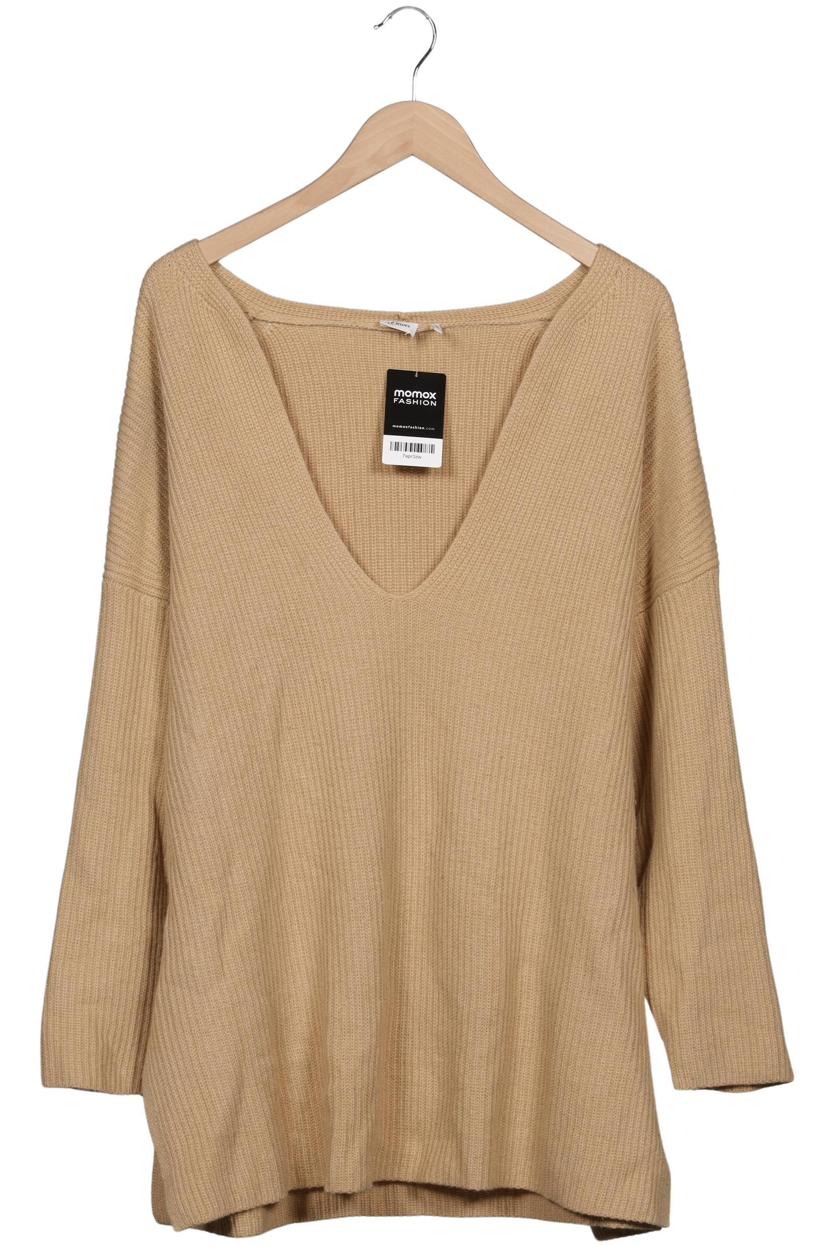 

s.Oliver Damen Pullover, beige, Gr. 42