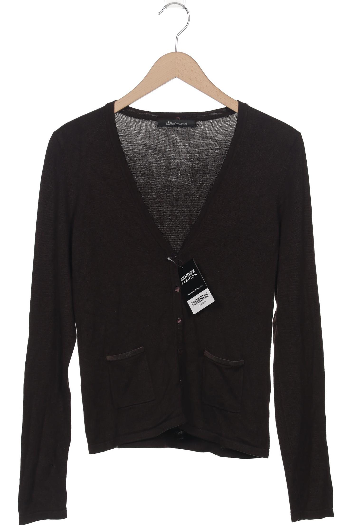 

s.Oliver Damen Strickjacke, braun, Gr. 38