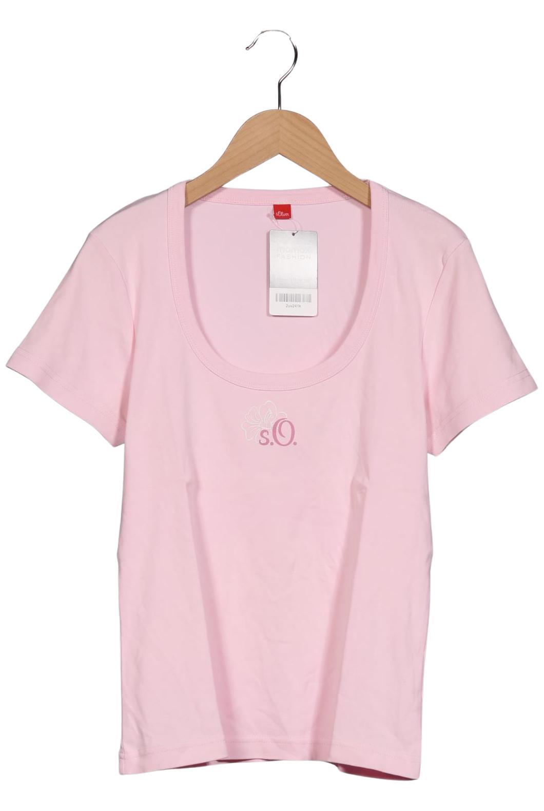 

s.Oliver Damen T-Shirt, pink, Gr. 40