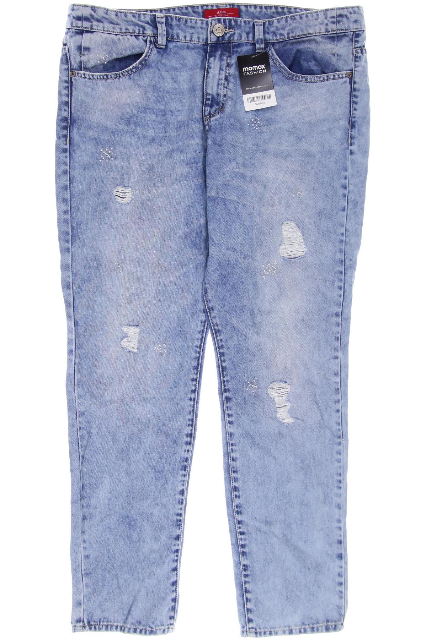 

s.Oliver Damen Jeans, blau