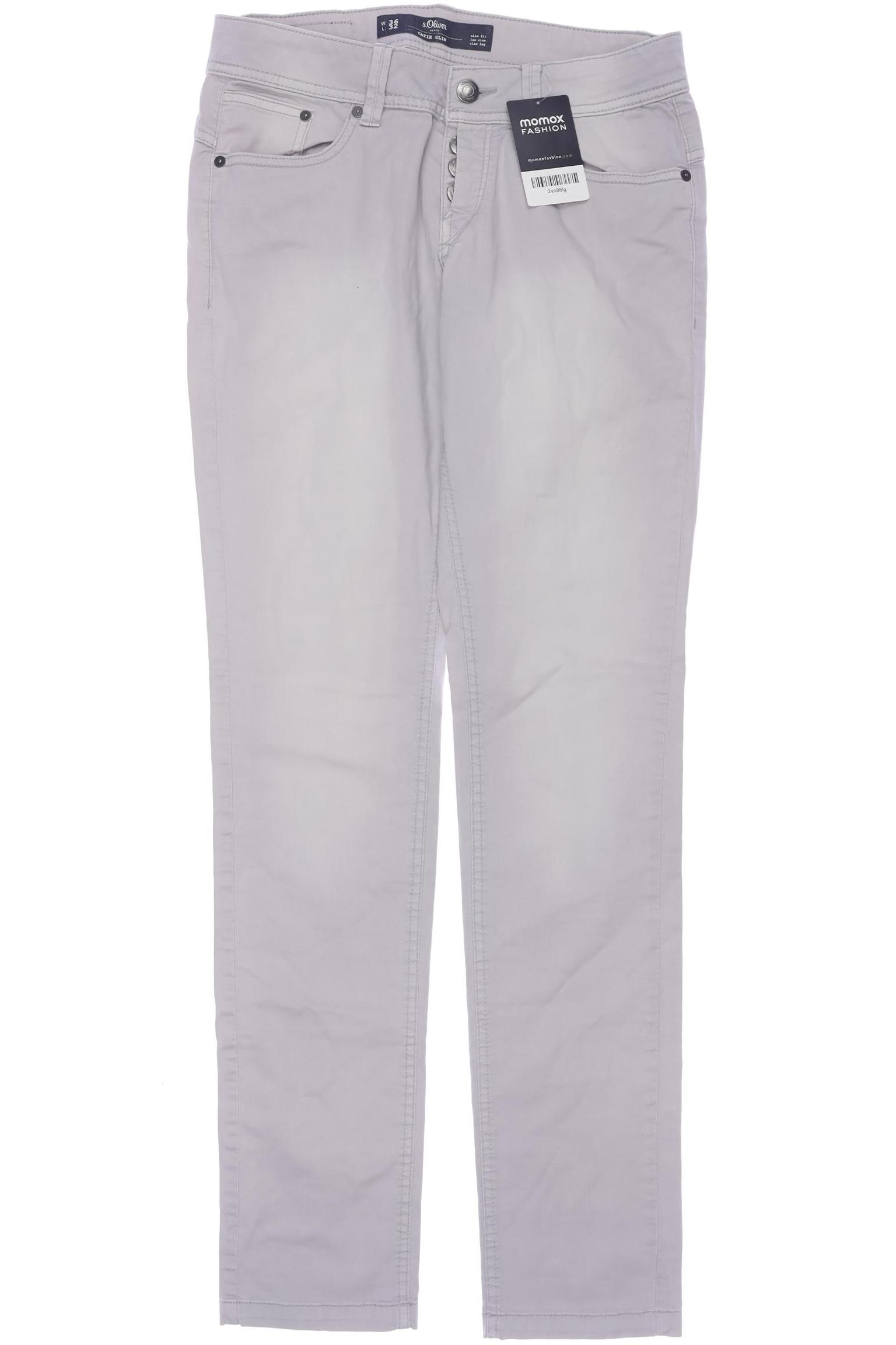 

s.Oliver Damen Stoffhose, grau, Gr. 36