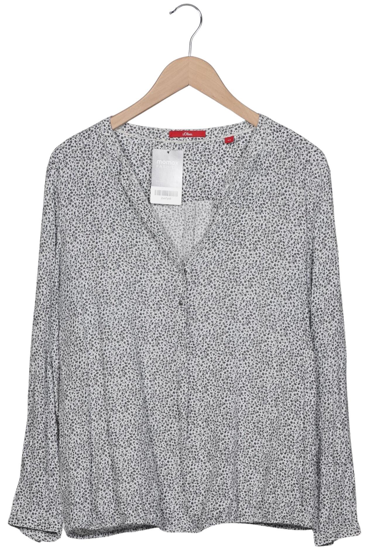 

s.Oliver Damen Bluse, grau, Gr. 42