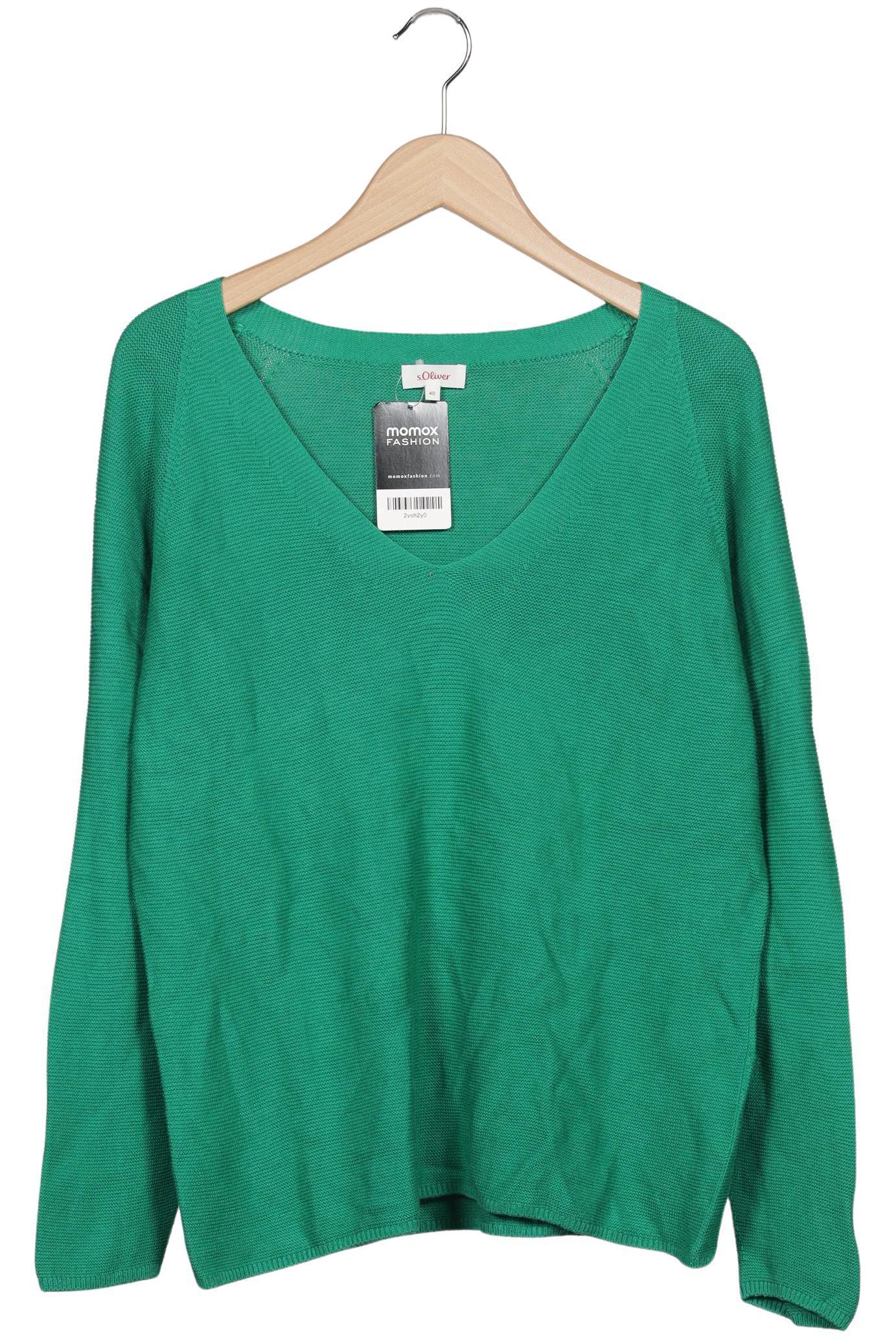 

s.Oliver Damen Pullover, grün, Gr. 40