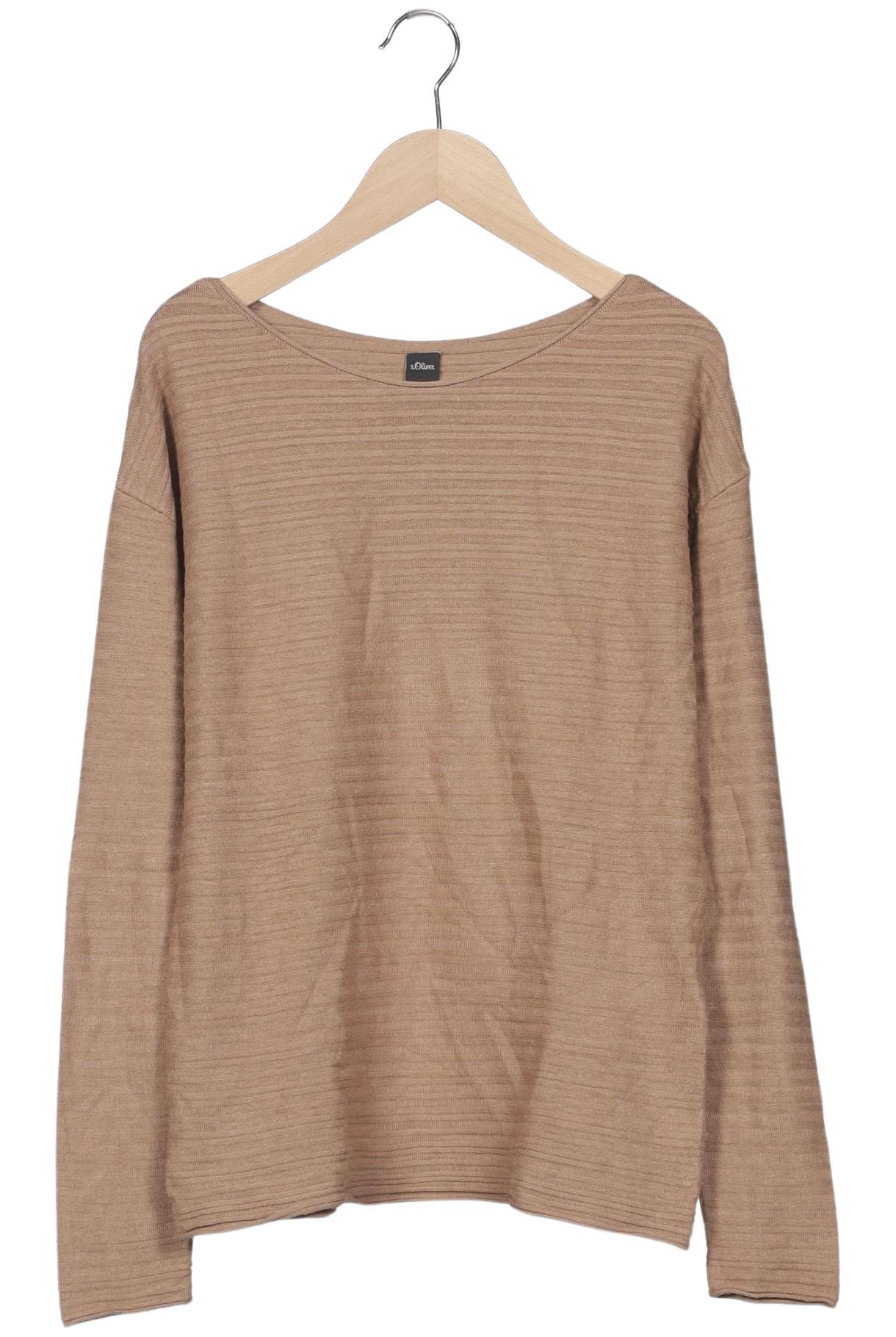 

s.Oliver Damen Pullover, beige, Gr. 36