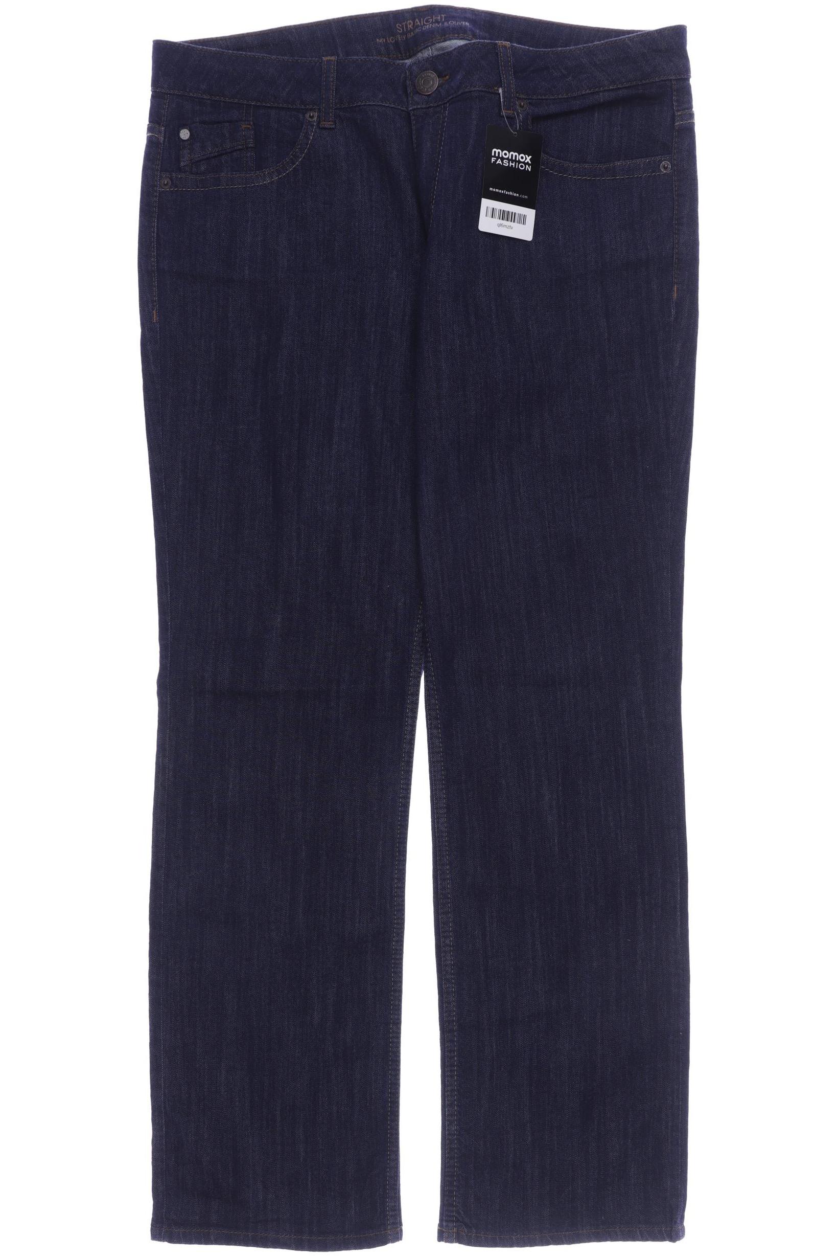 

s.Oliver Damen Jeans, marineblau