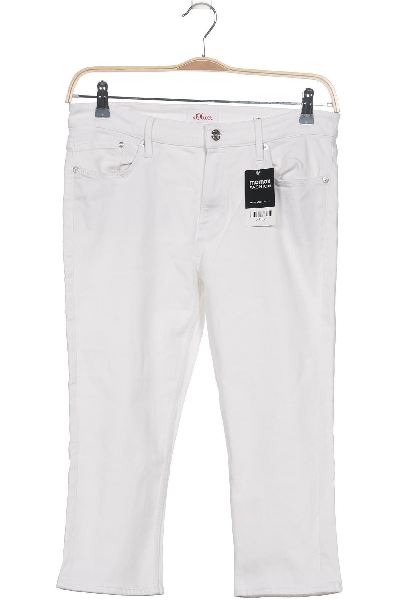 

s.Oliver Damen Jeans, weiß, Gr. 38