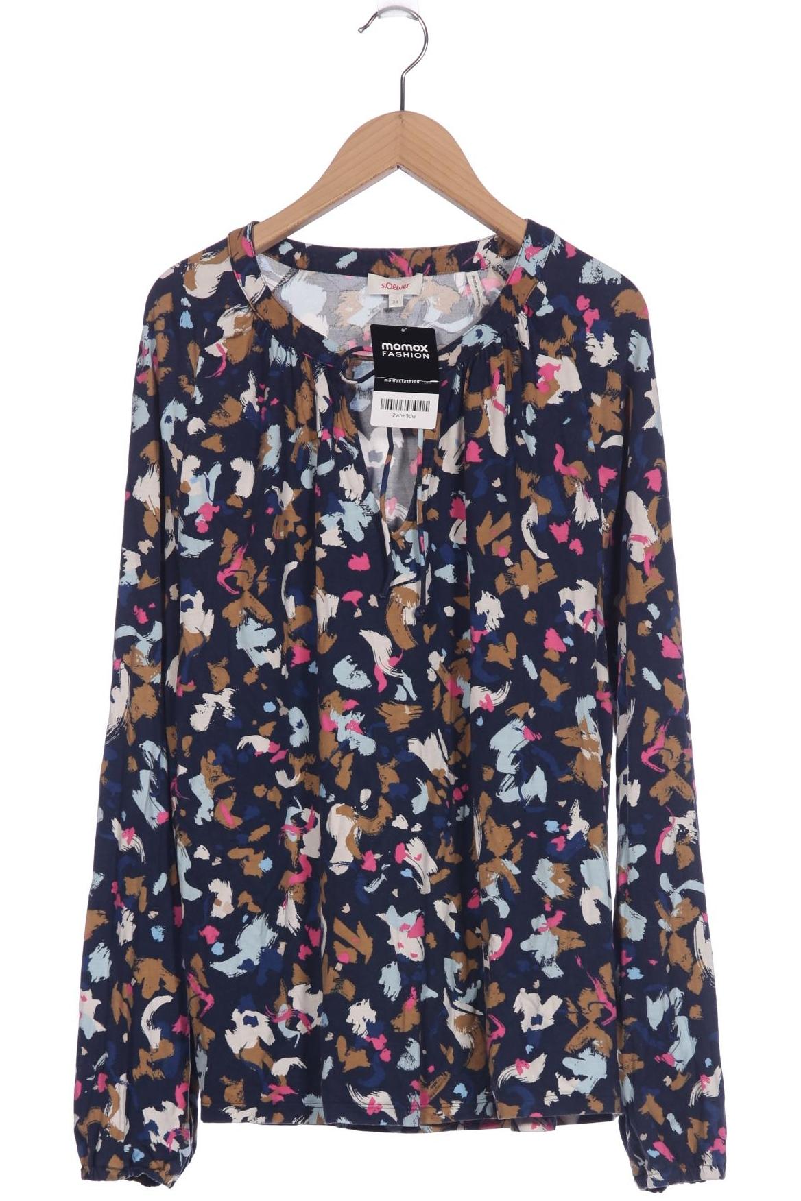 

s.Oliver Damen Langarmshirt, marineblau, Gr. 38