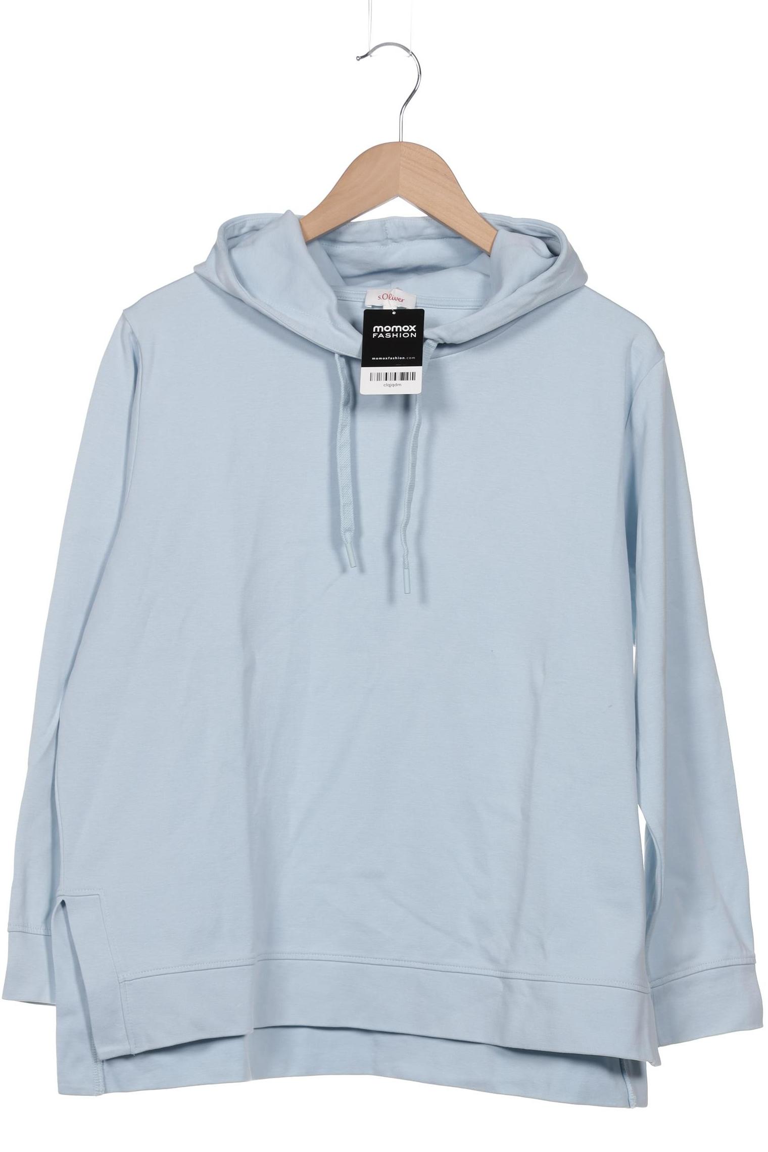 

s.Oliver Damen Kapuzenpullover, hellblau, Gr. 42
