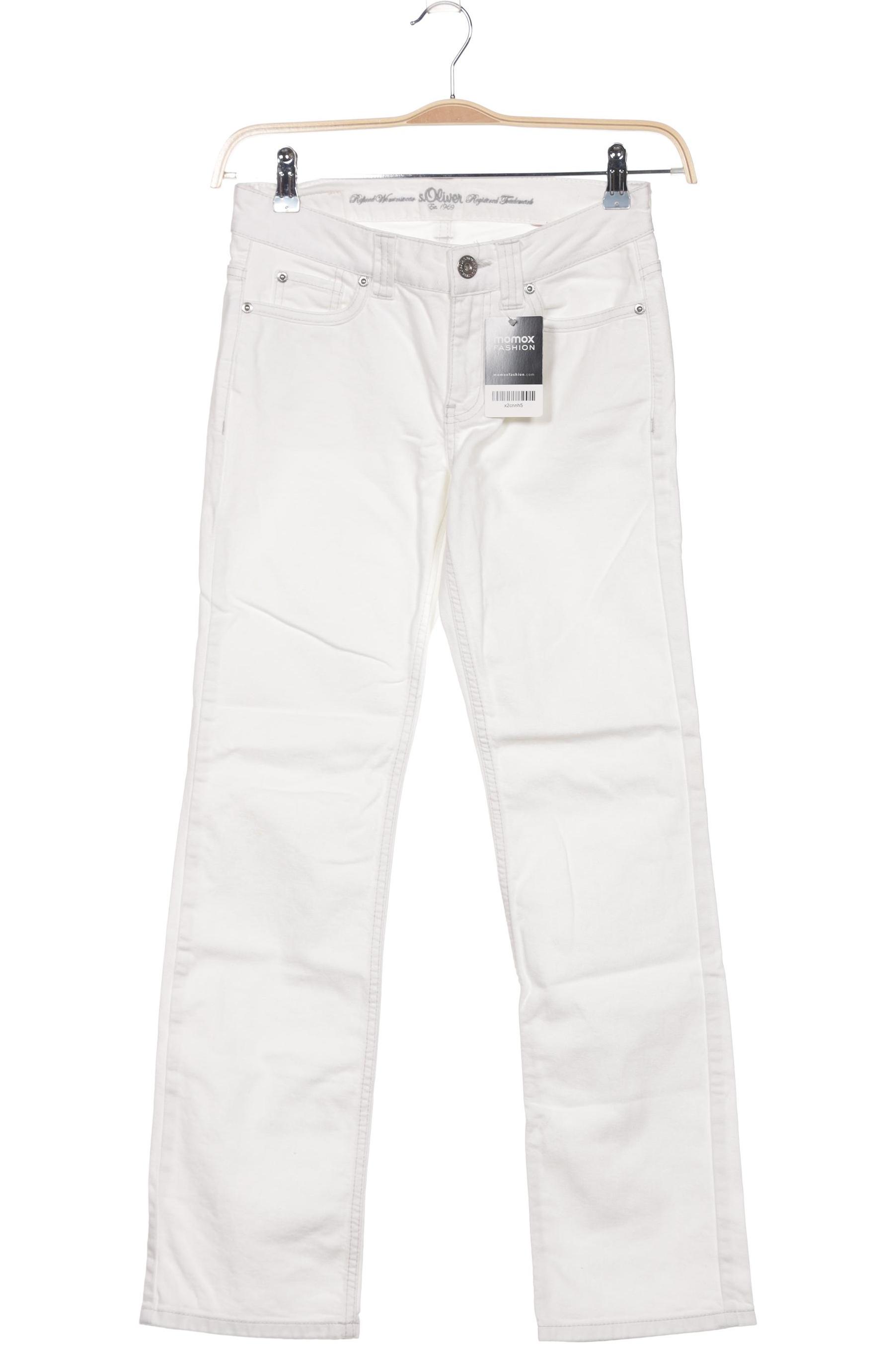 

s.Oliver Damen Jeans, weiß, Gr. 28