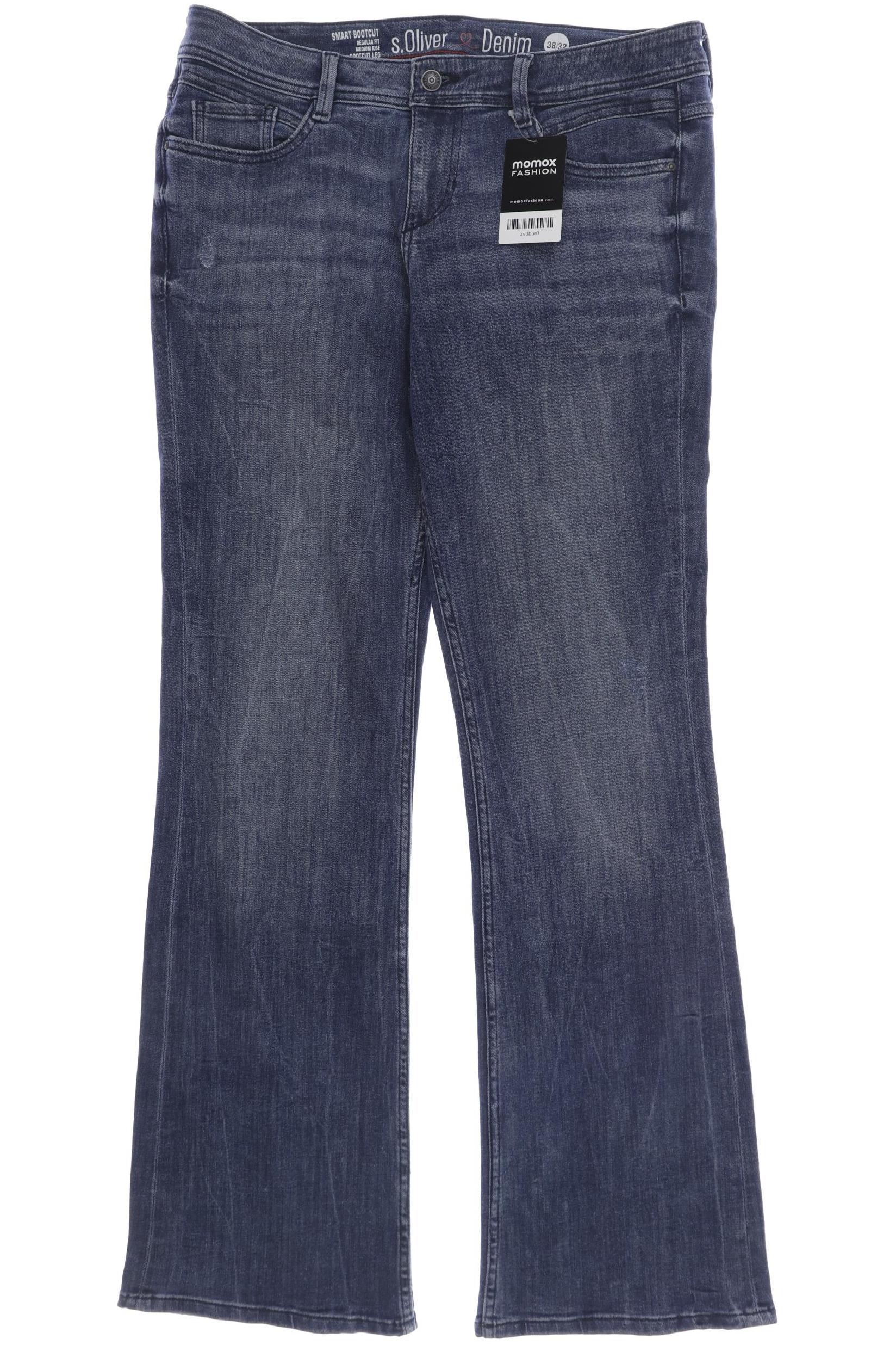 

s.Oliver Damen Jeans, blau