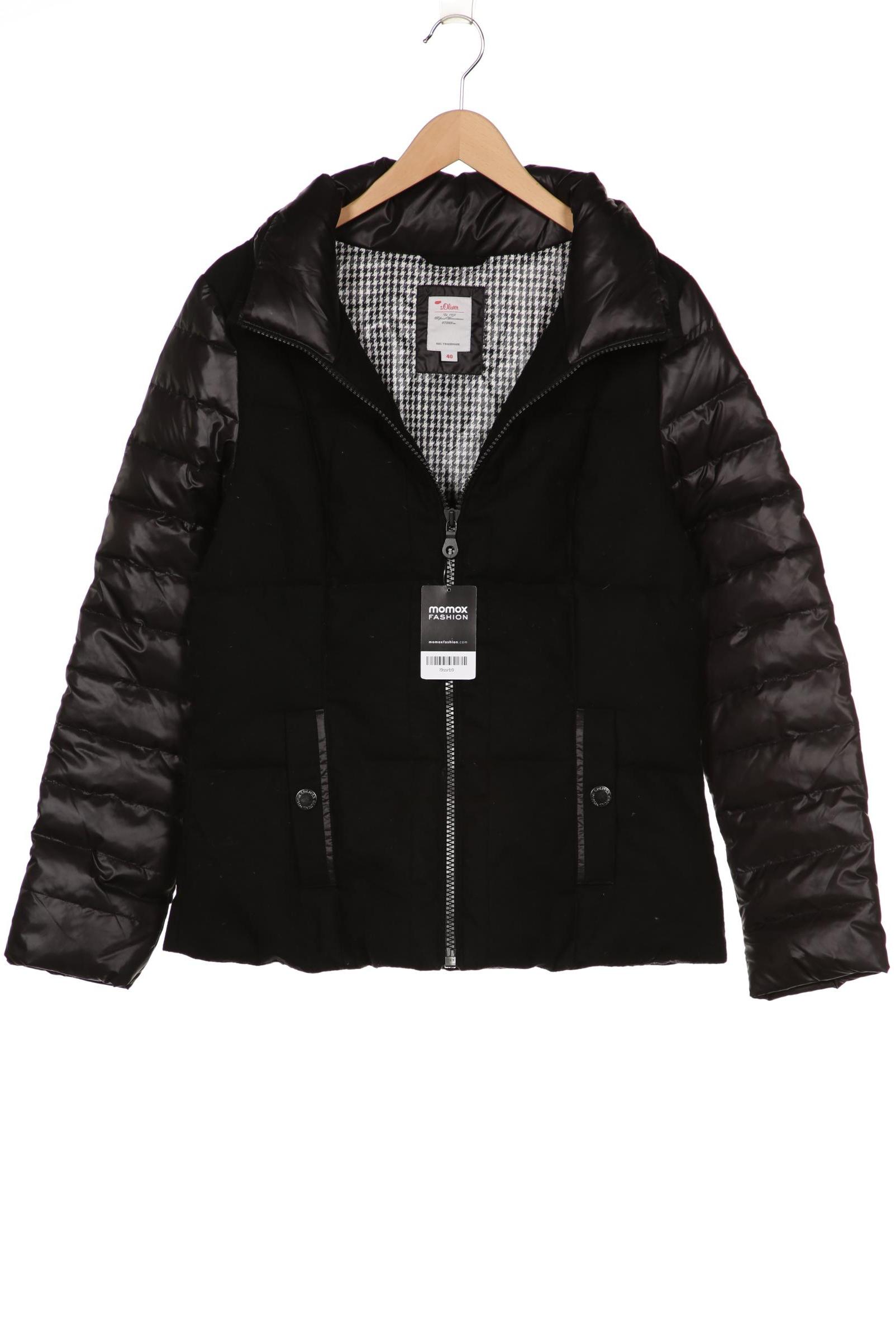 

s.Oliver Damen Jacke, schwarz, Gr. 40