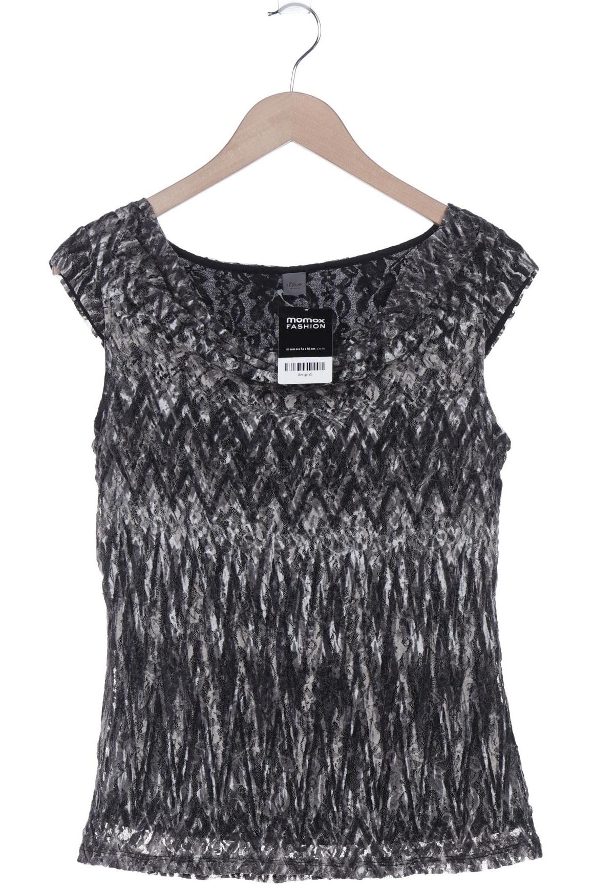 

s.Oliver Damen T-Shirt, grau, Gr. 38