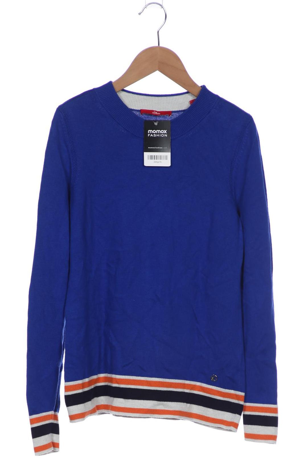 

s.Oliver Damen Pullover, blau, Gr. 32