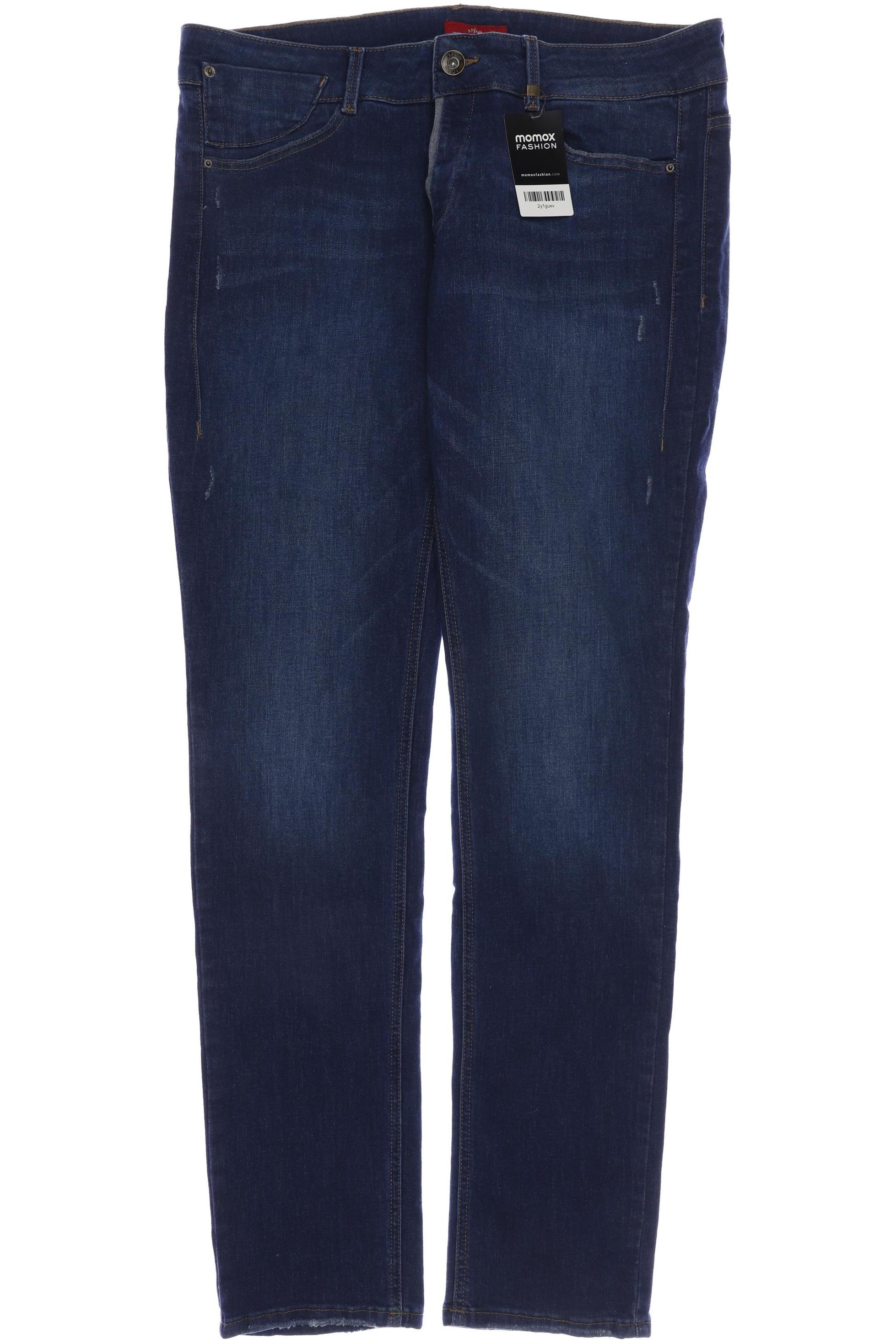 

s.Oliver Damen Jeans, blau