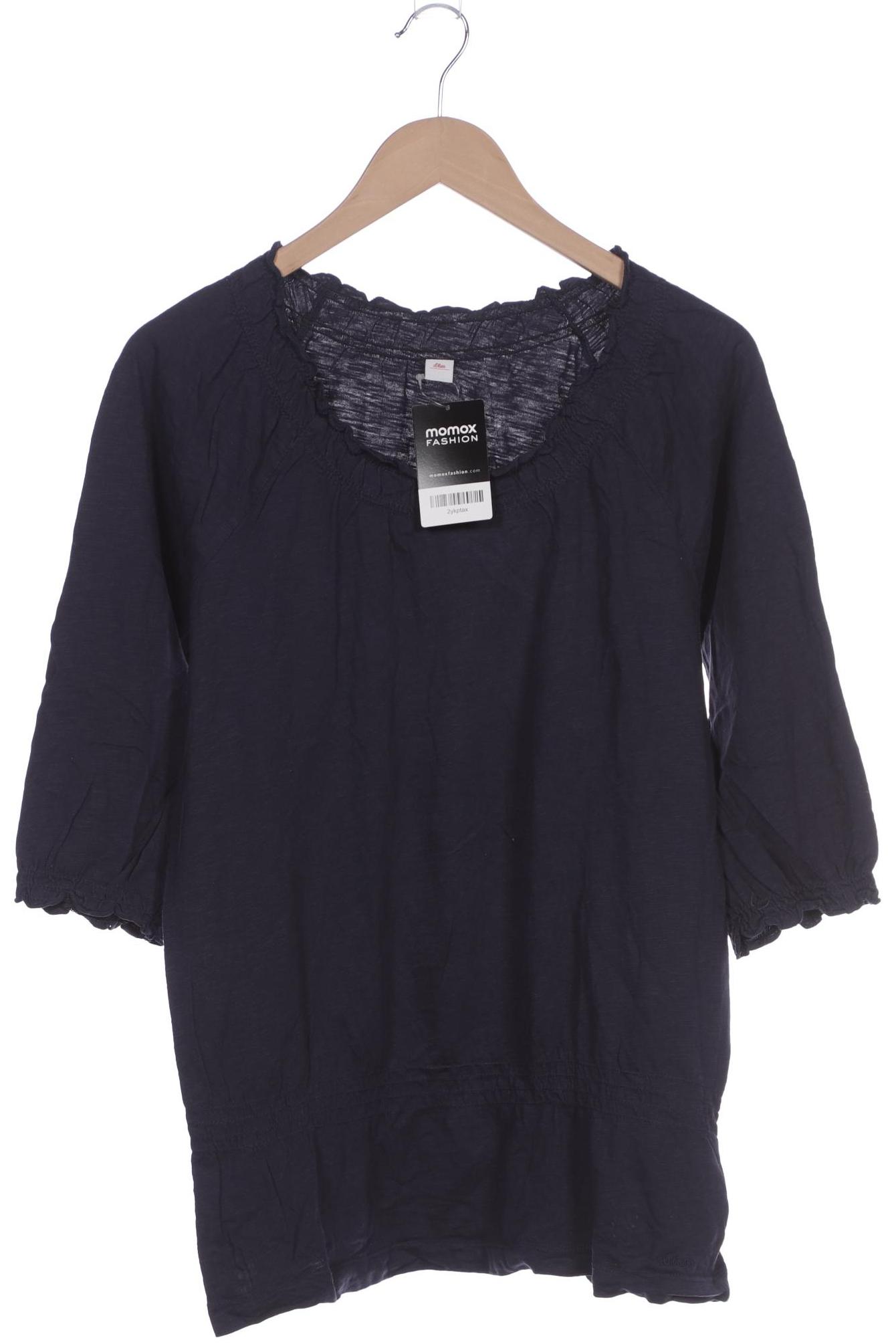 

s.Oliver Damen Langarmshirt, marineblau, Gr. 40